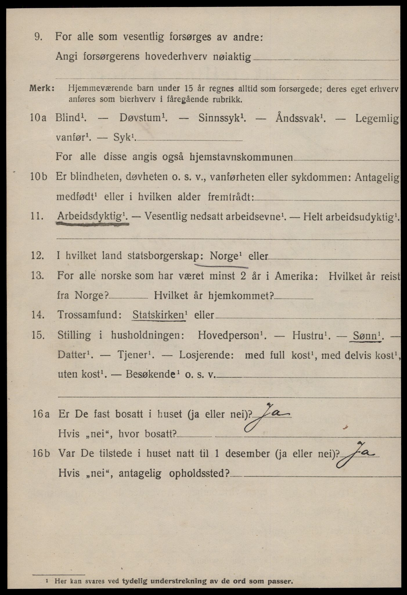 SAT, 1920 census for Ålesund, 1920, p. 19055