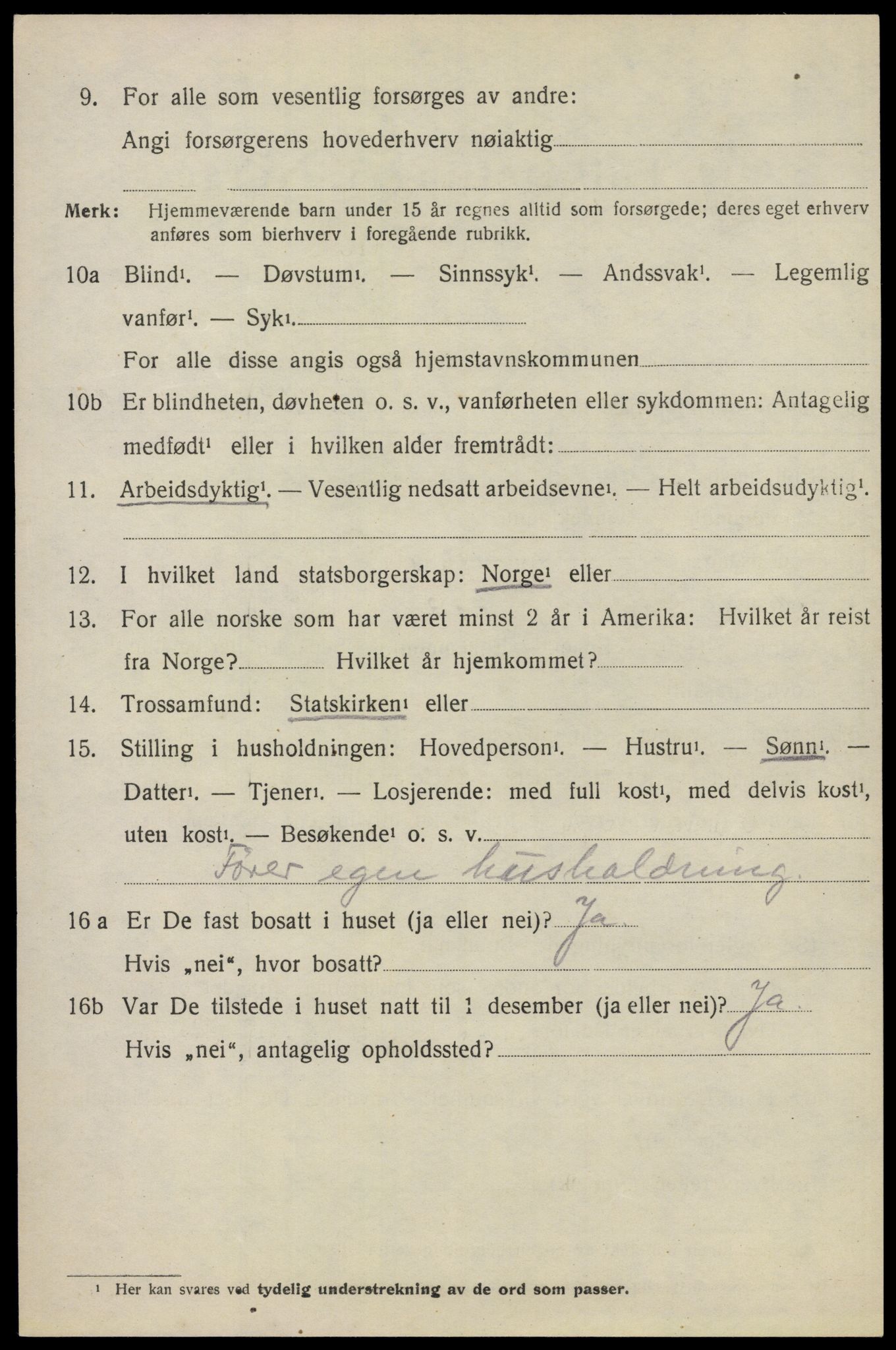 SAO, 1920 census for Lørenskog, 1920, p. 2764