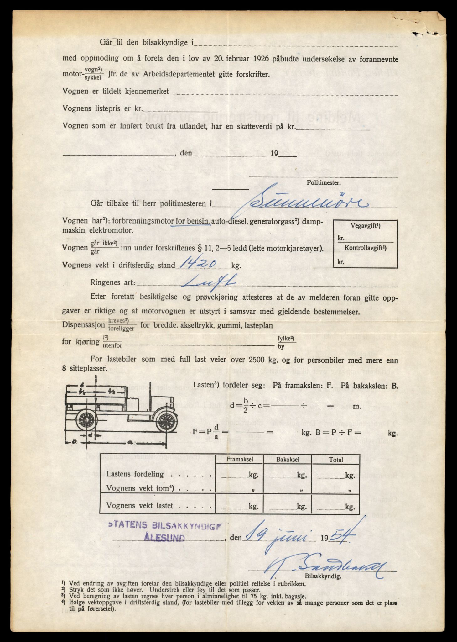 Møre og Romsdal vegkontor - Ålesund trafikkstasjon, AV/SAT-A-4099/F/Fe/L0046: Registreringskort for kjøretøy T 14445 - T 14579, 1927-1998