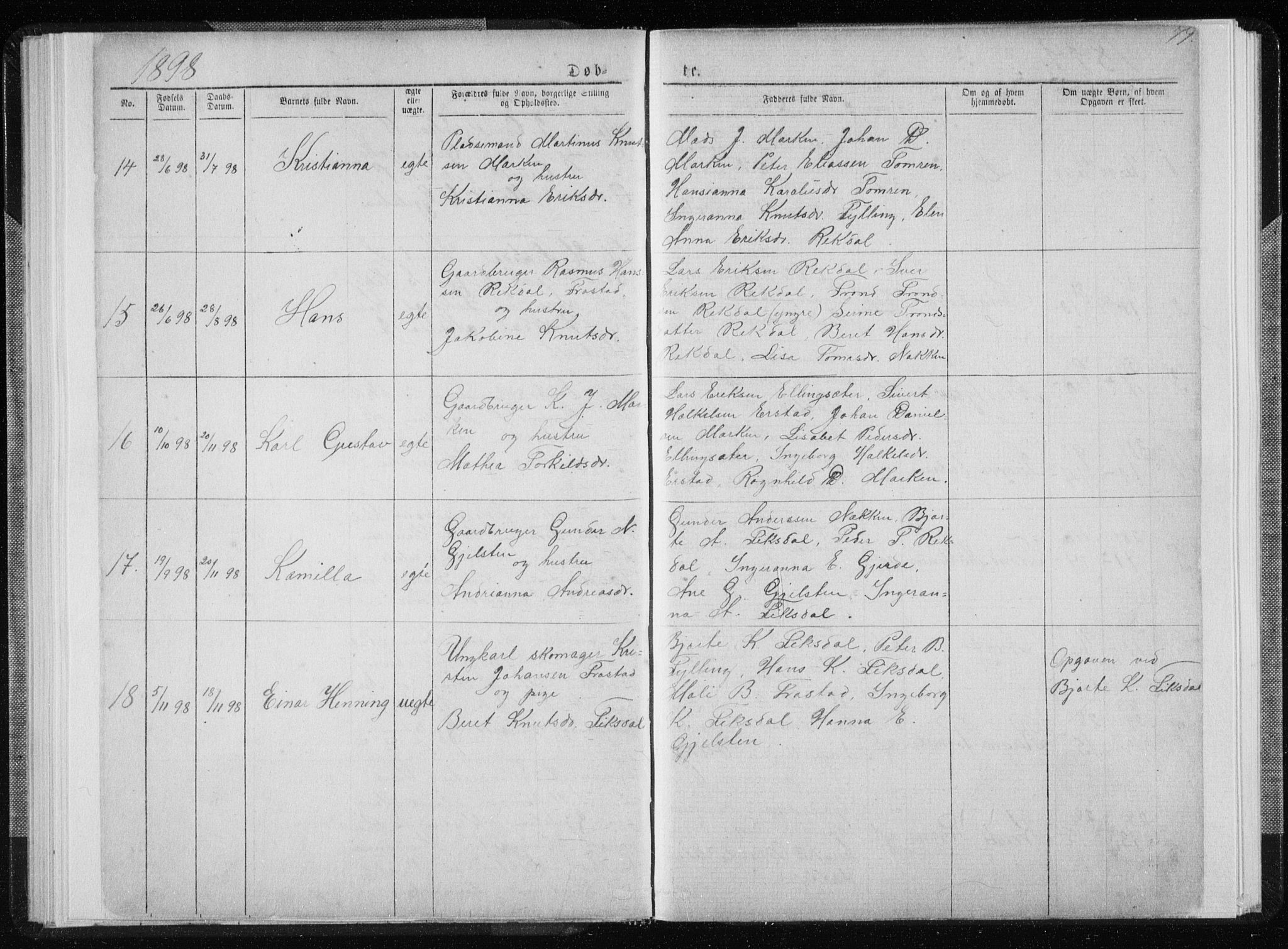 Ministerialprotokoller, klokkerbøker og fødselsregistre - Møre og Romsdal, AV/SAT-A-1454/540/L0541: Parish register (copy) no. 540C01, 1867-1920, p. 79