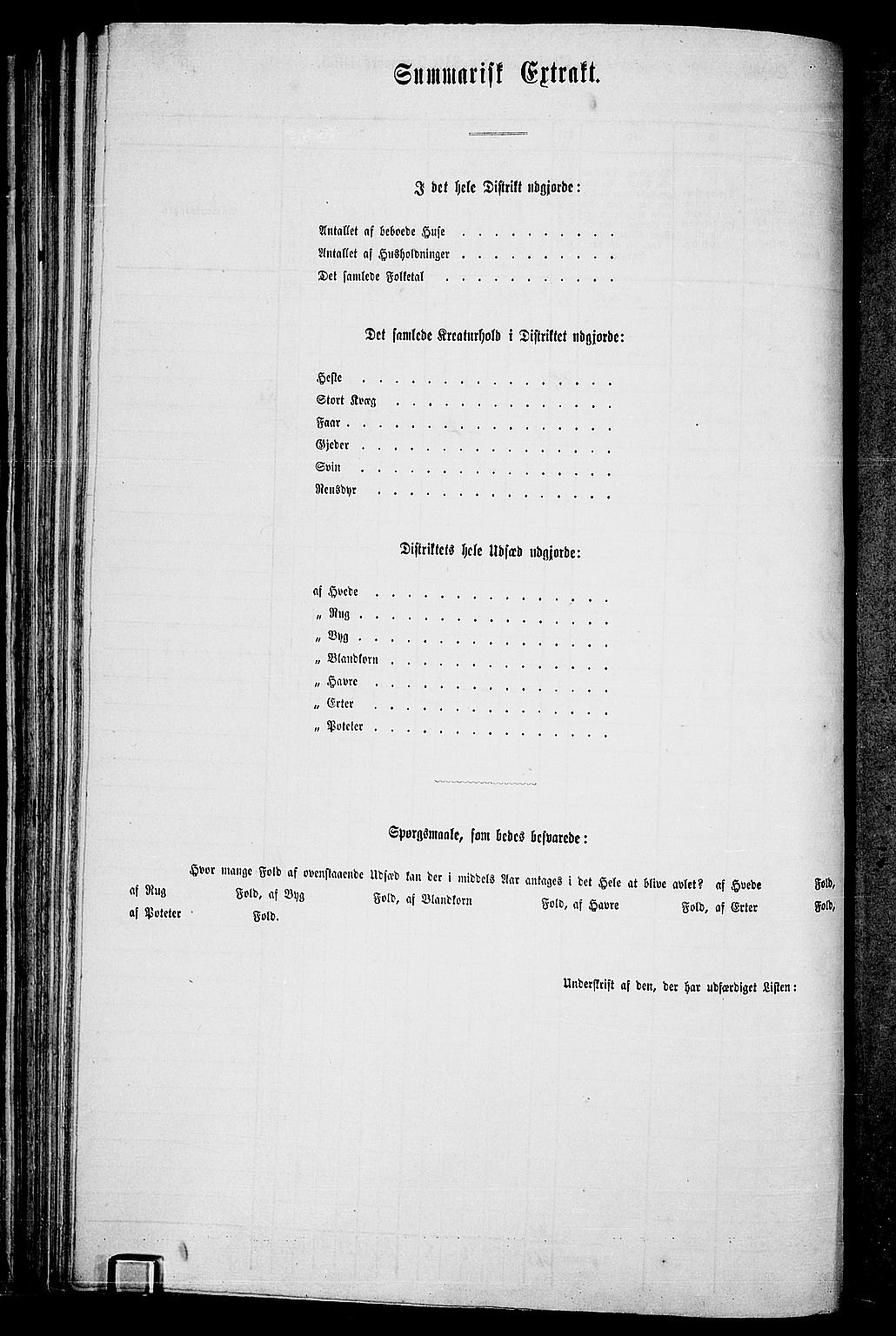 RA, 1865 census for Tune, 1865, p. 107