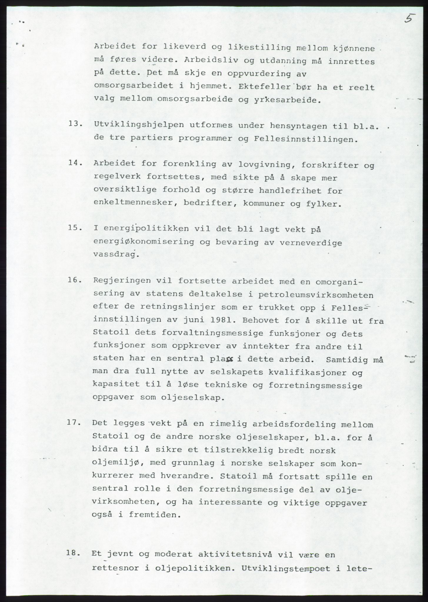 Forhandlingsmøtene 1983 mellom Høyre, KrF og Senterpartiet om dannelse av regjering, AV/RA-PA-0696/A/L0001: Forhandlingsprotokoll, 1983, p. 14