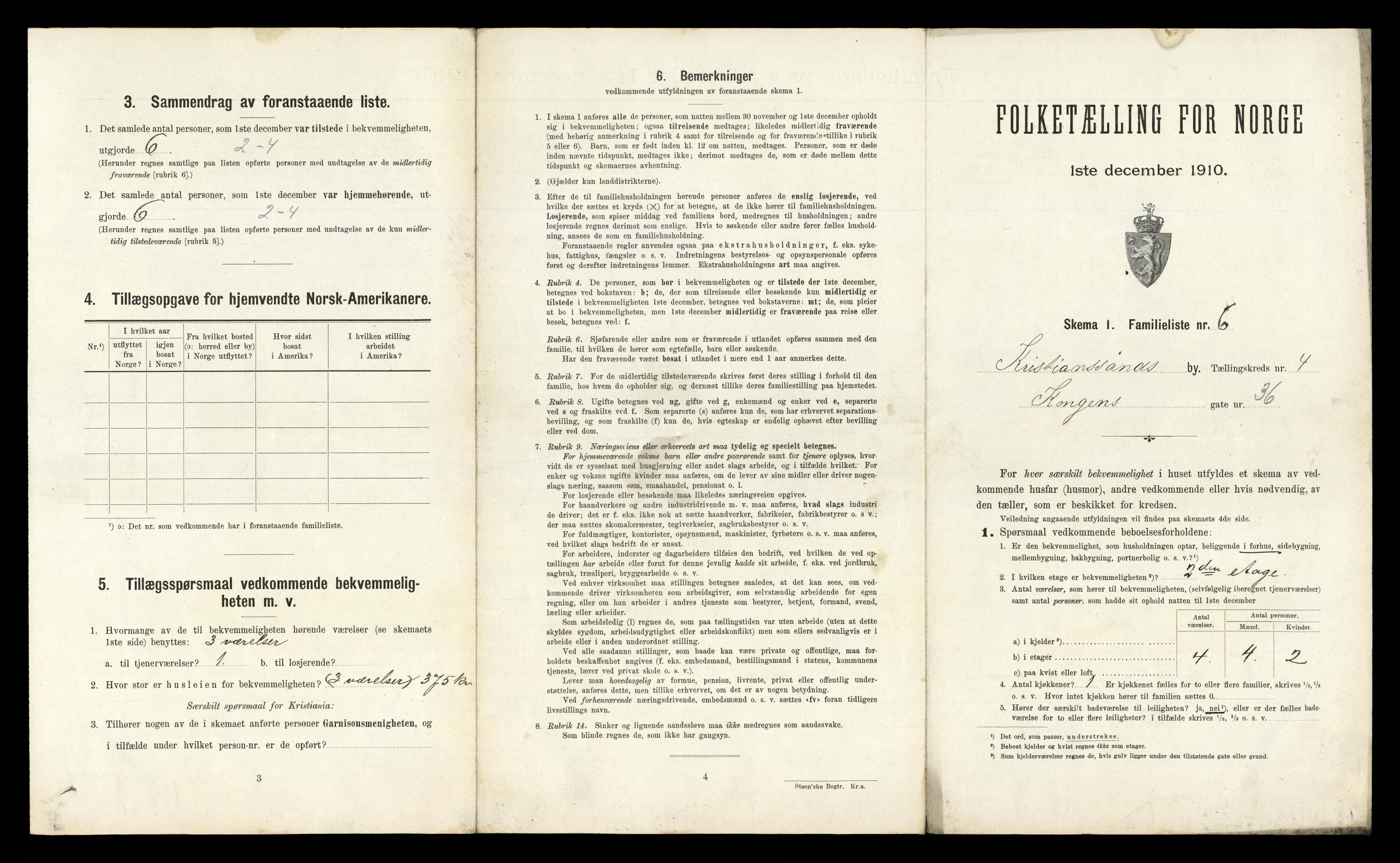 RA, 1910 census for Kristiansand, 1910, p. 786