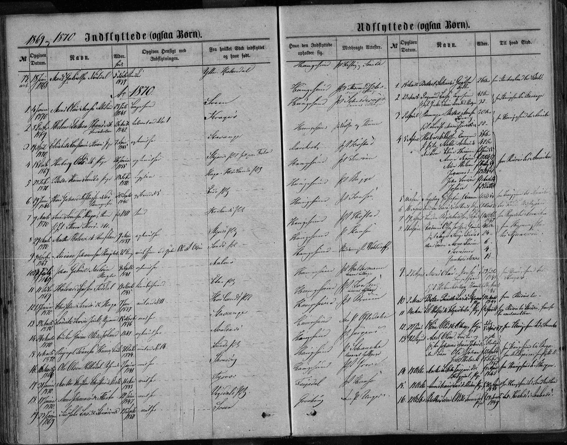 Torvastad sokneprestkontor, AV/SAST-A -101857/H/Ha/Haa/L0013: Parish register (official) no. A 12.2, 1867-1877