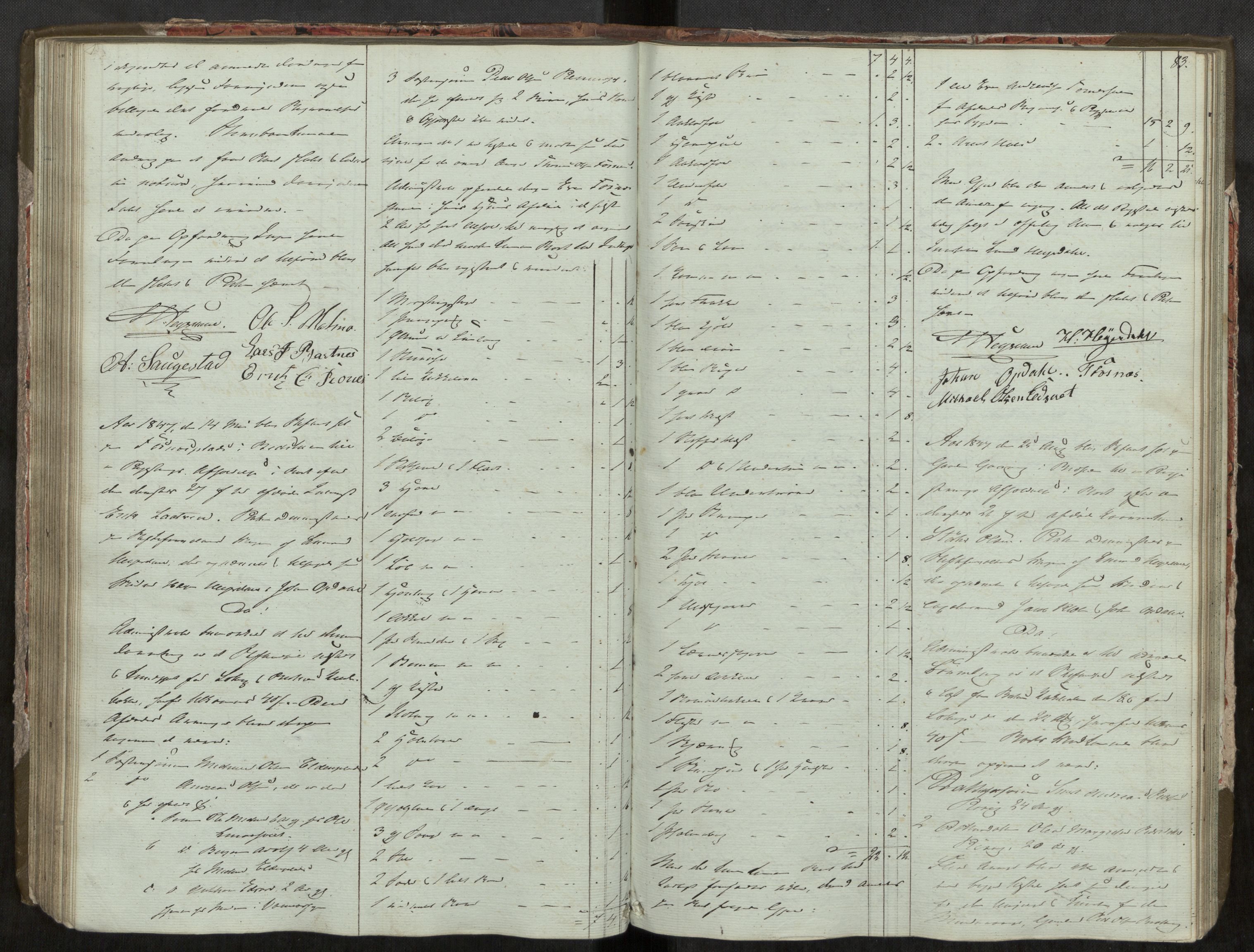Inderøy sorenskriveri, AV/SAT-A-4147/1/3/3C/3Ca/L0003: Skifteregistreringsprotokoll, 1841-1852, p. 83