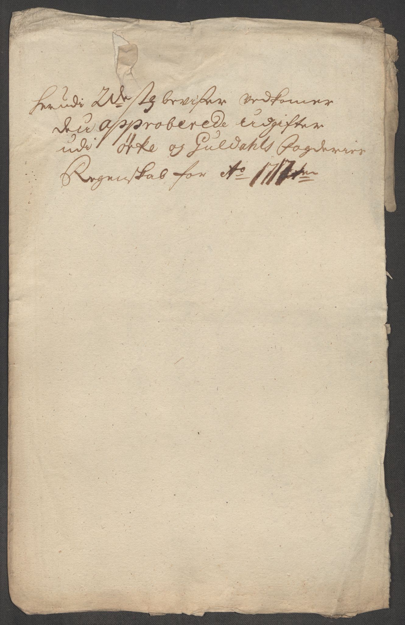 Rentekammeret inntil 1814, Reviderte regnskaper, Fogderegnskap, AV/RA-EA-4092/R60/L3970: Fogderegnskap Orkdal og Gauldal, 1717, p. 138