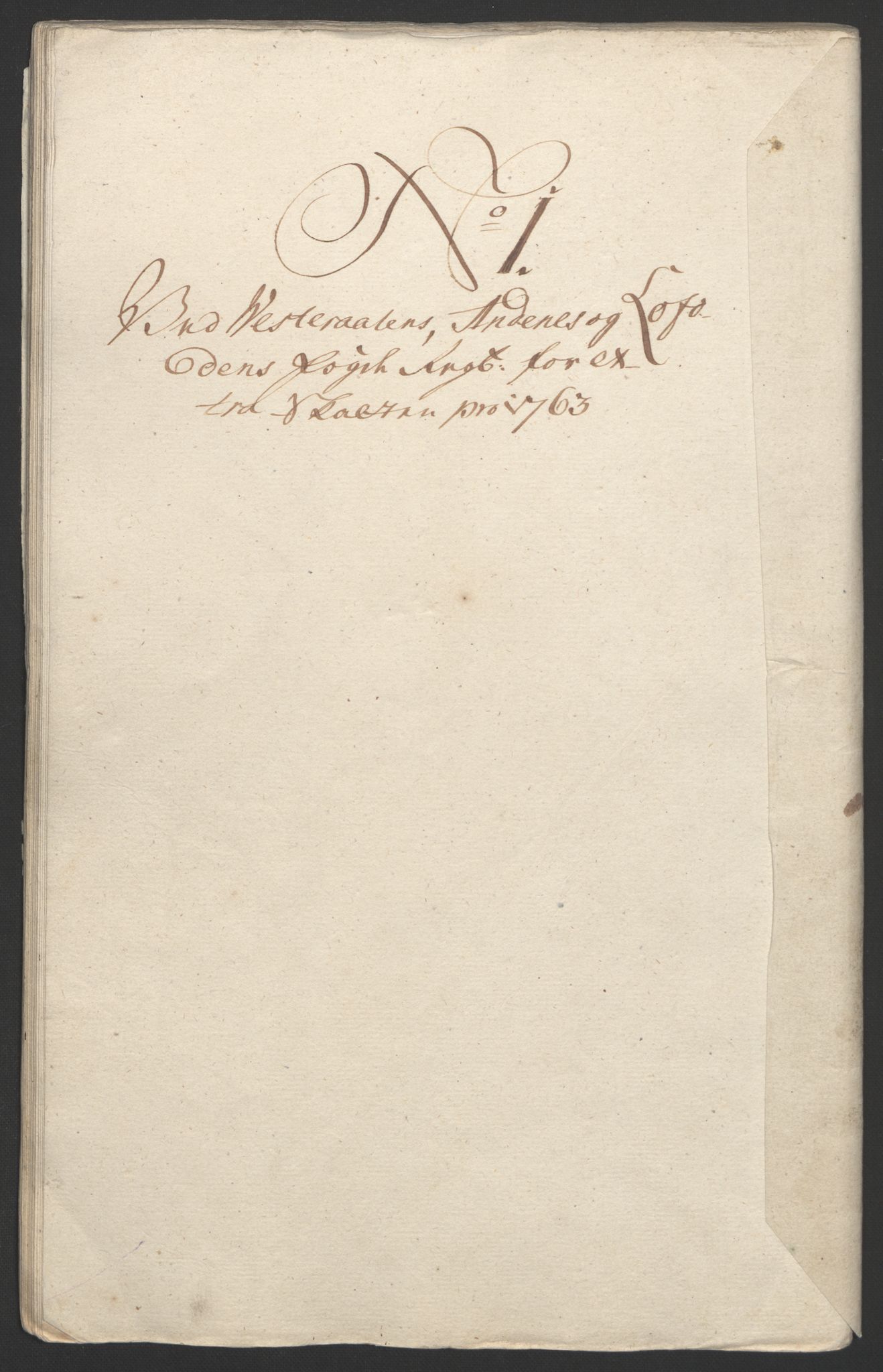 Rentekammeret inntil 1814, Reviderte regnskaper, Fogderegnskap, RA/EA-4092/R67/L4747: Ekstraskatten Vesterålen, Andenes og Lofoten, 1762-1766, p. 63