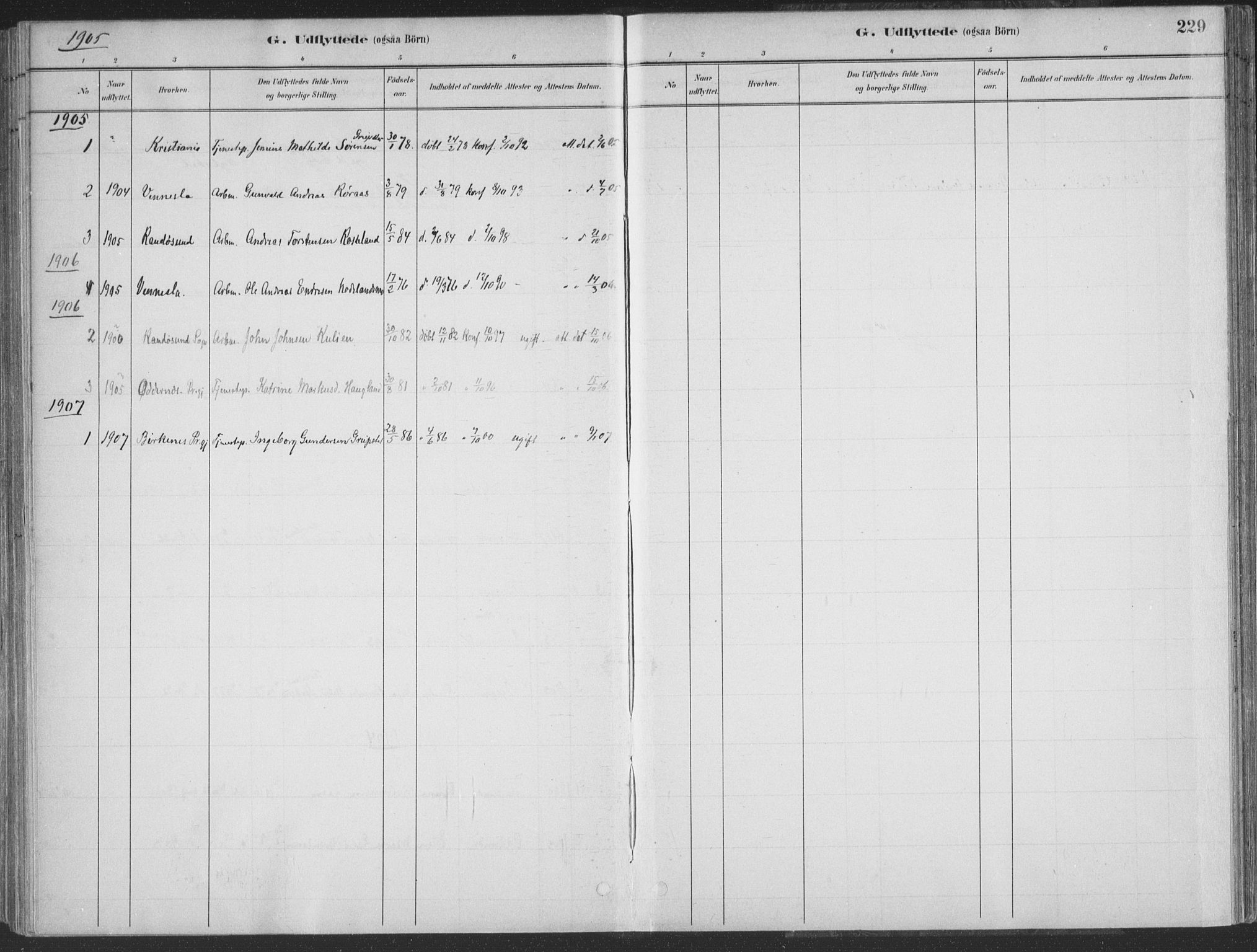 Søgne sokneprestkontor, SAK/1111-0037/F/Fa/Faa/L0003: Parish register (official) no. A 3, 1883-1910, p. 229