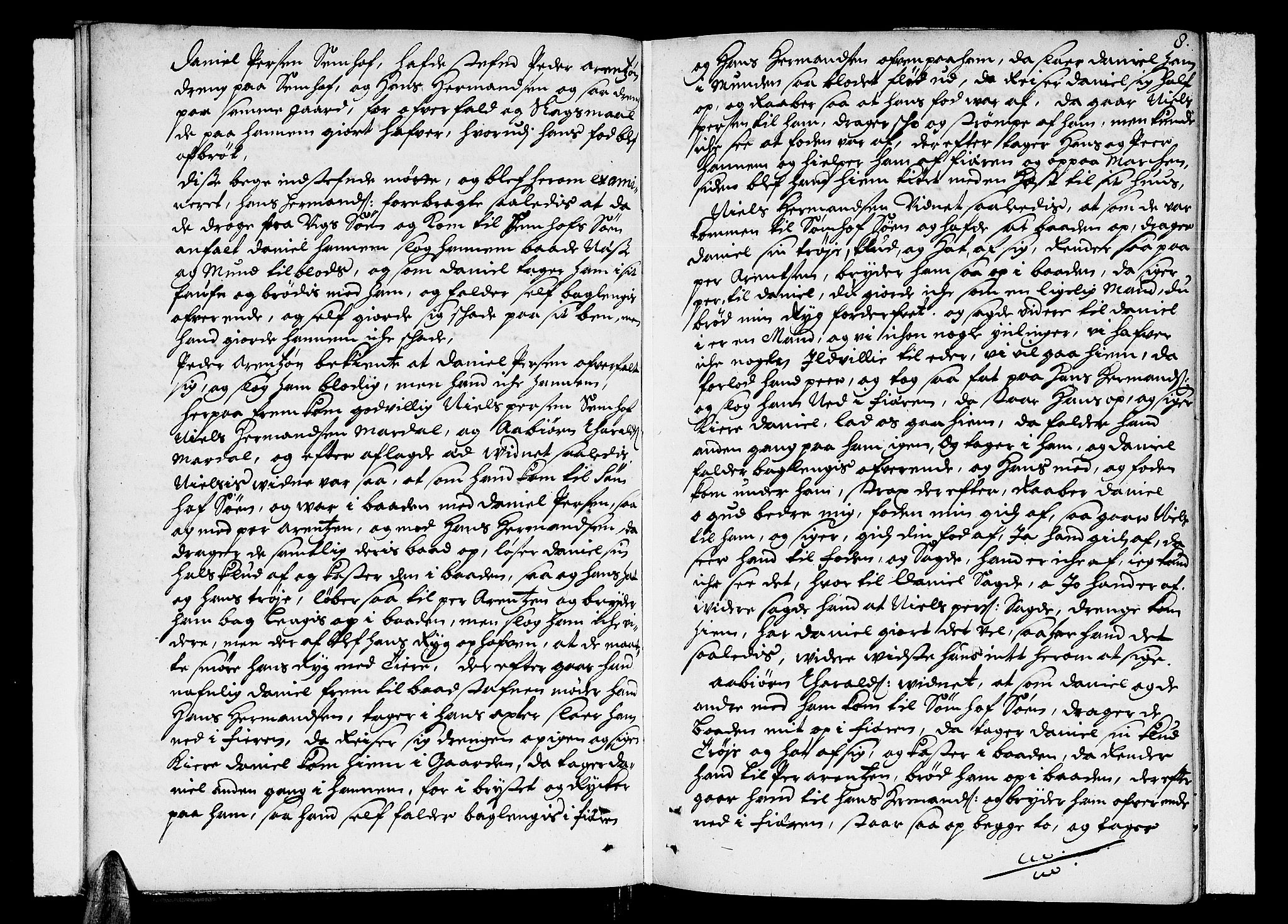 Helgeland sorenskriveri, AV/SAT-A-0004/1/1A/L0002: Tingbok 2, 1693-1700, p. 7b-8a