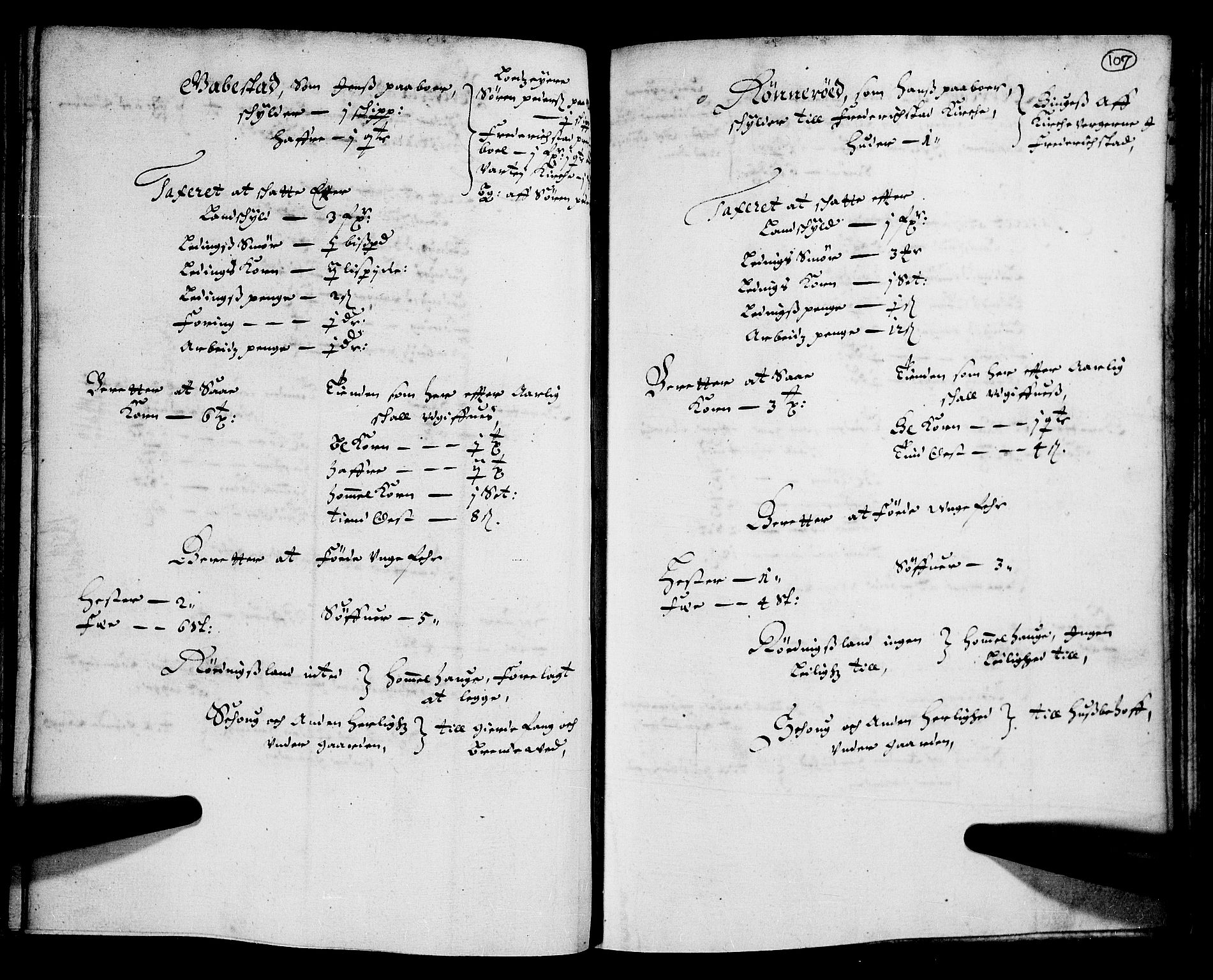 Rentekammeret inntil 1814, Realistisk ordnet avdeling, AV/RA-EA-4070/N/Nb/Nba/L0004: Tune, Veme, Åbygge og Hvaler, 1. del, 1667, p. 106b-107a