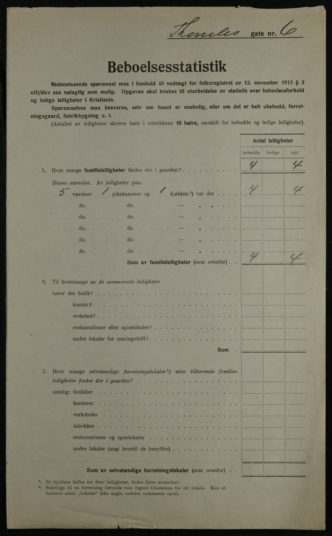 OBA, Municipal Census 1923 for Kristiania, 1923, p. 120976