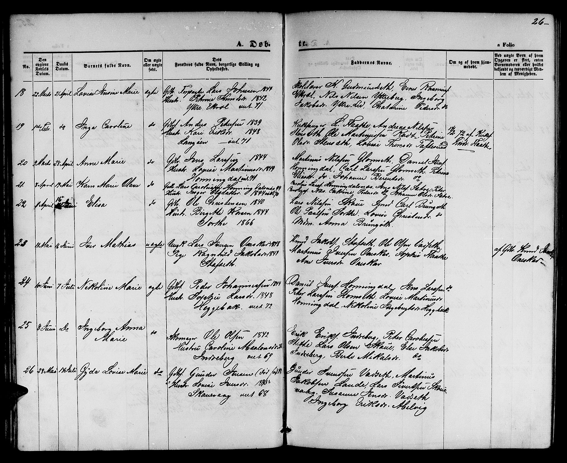 Ministerialprotokoller, klokkerbøker og fødselsregistre - Møre og Romsdal, AV/SAT-A-1454/524/L0364: Parish register (copy) no. 524C05, 1865-1879, p. 27