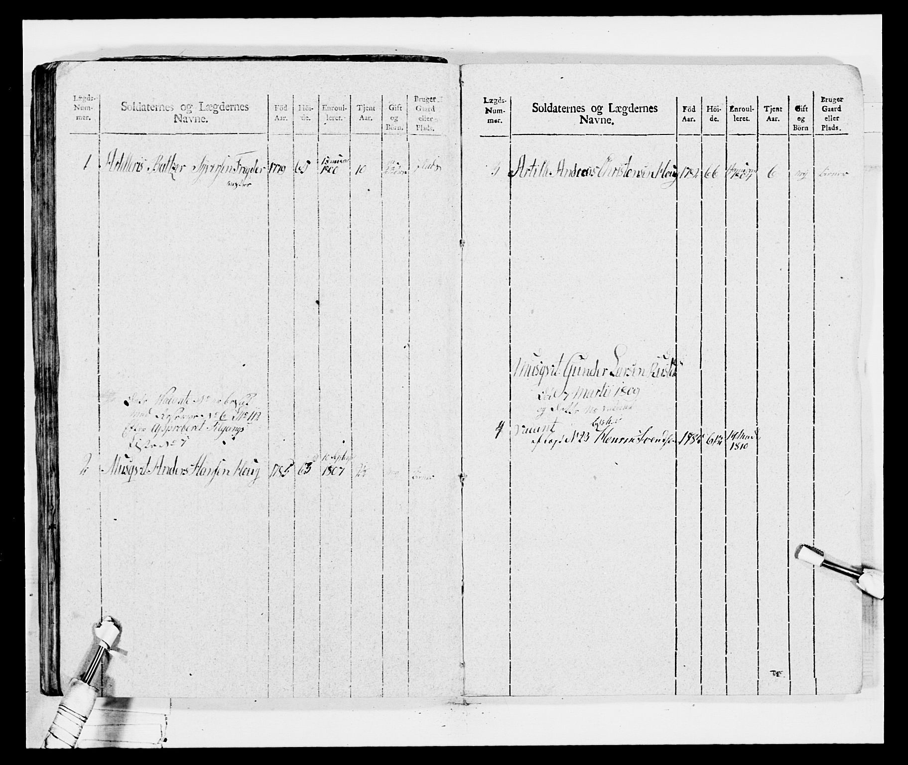 Generalitets- og kommissariatskollegiet, Det kongelige norske kommissariatskollegium, RA/EA-5420/E/Eh/L0034: Nordafjelske gevorbne infanteriregiment, 1810, p. 126