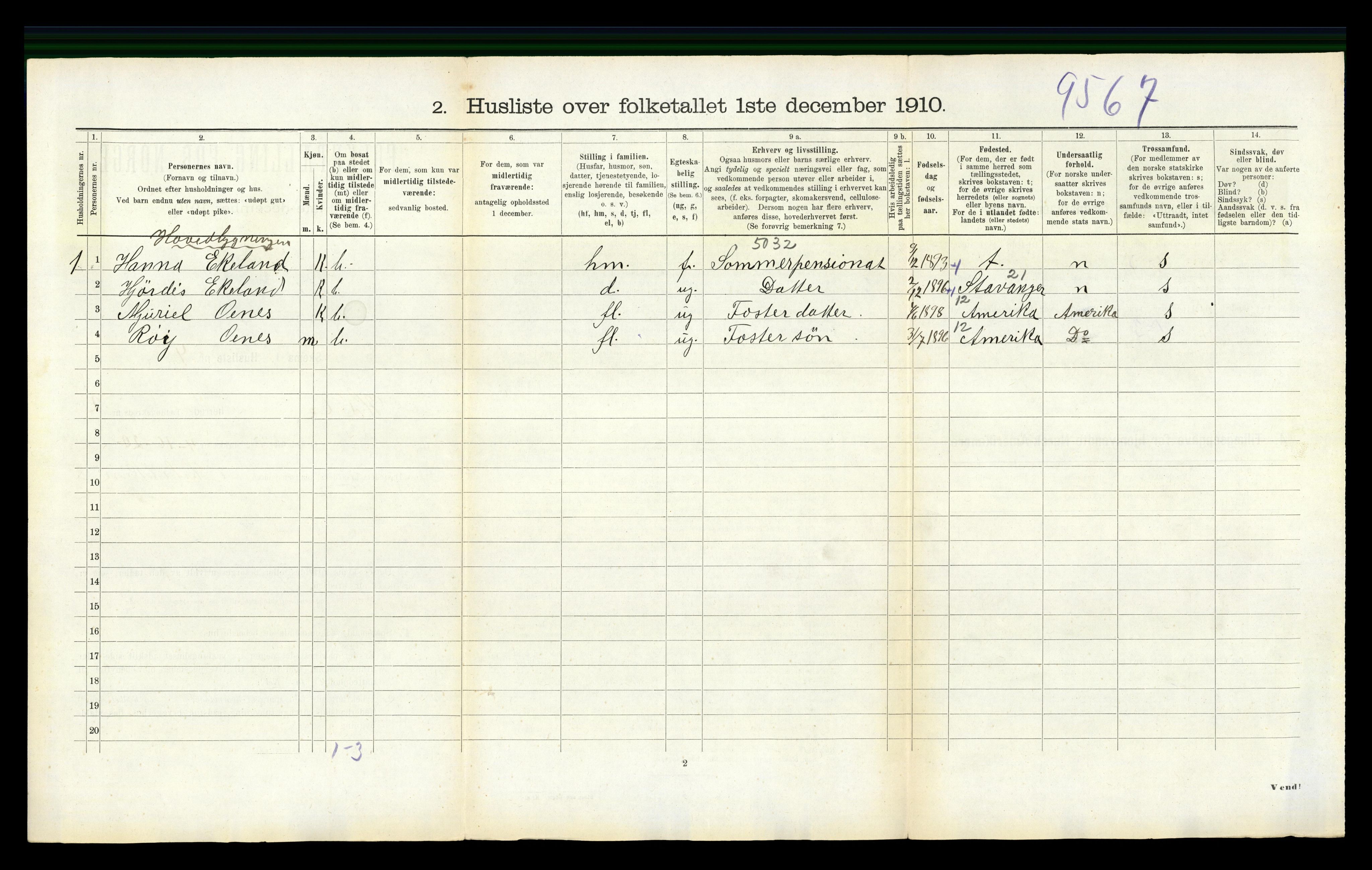 RA, 1910 census for Høle, 1910, p. 71