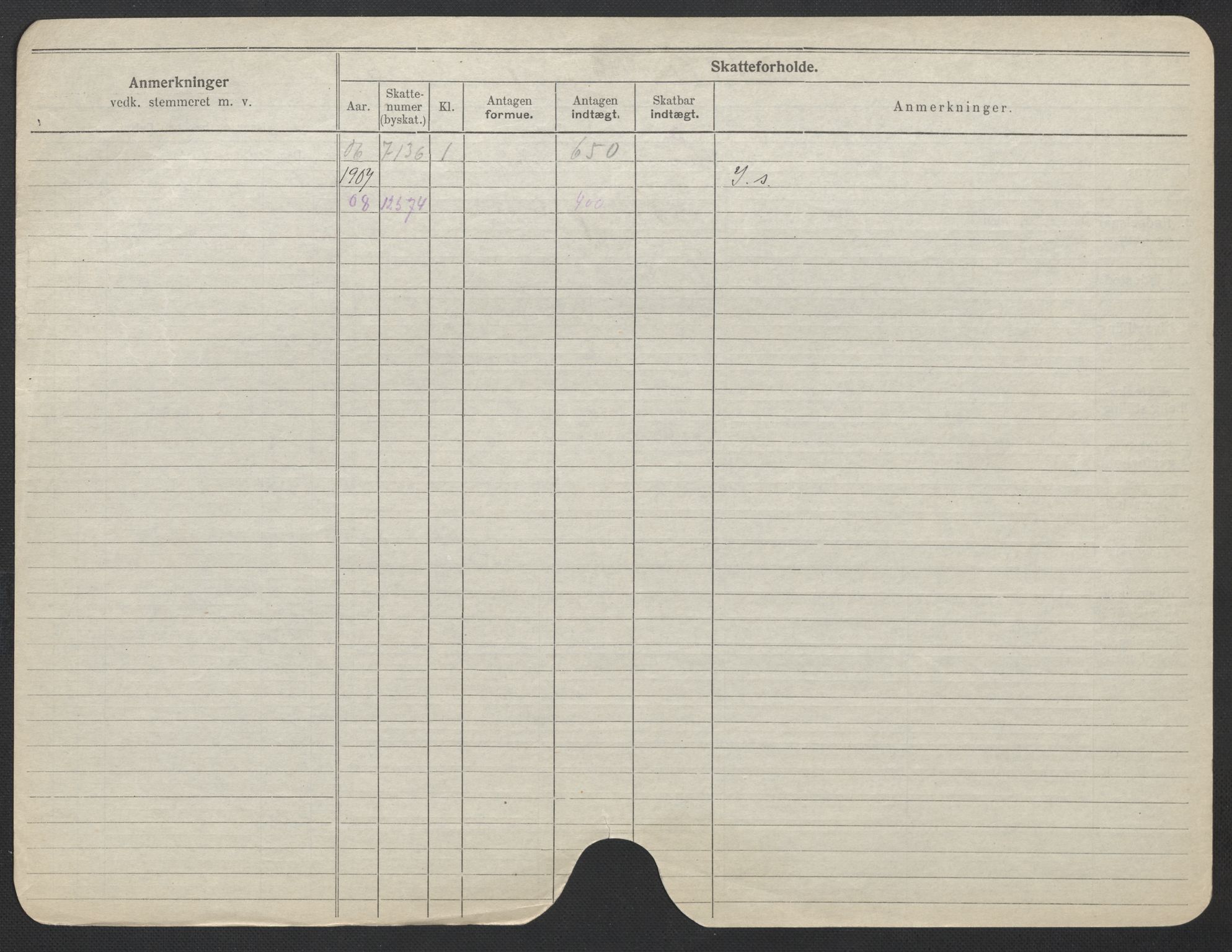 Oslo folkeregister, Registerkort, AV/SAO-A-11715/F/Fa/Fac/L0024: Kvinner, 1906-1914, p. 402b