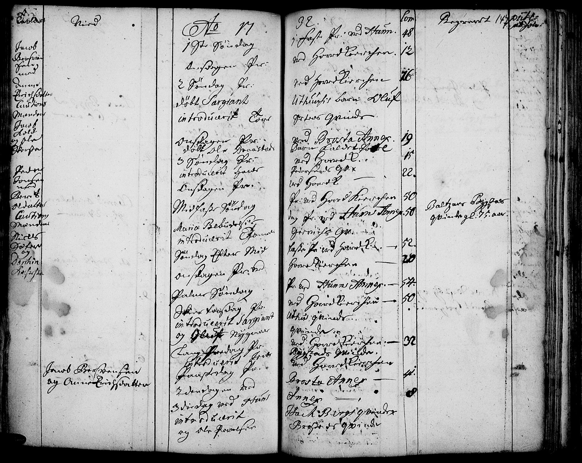 Vardal prestekontor, SAH/PREST-100/H/Ha/Haa/L0001: Parish register (official) no. 1, 1706-1748, p. 147