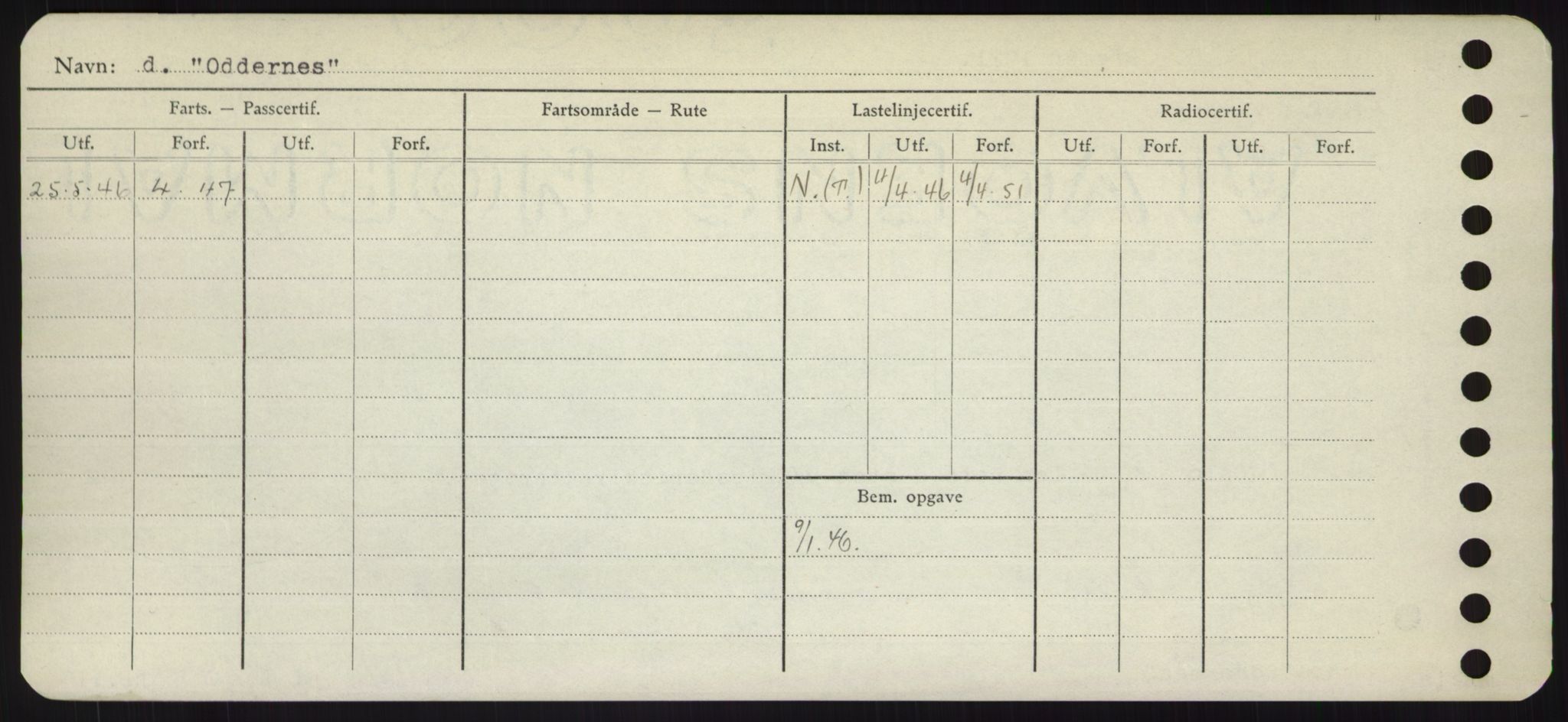 Sjøfartsdirektoratet med forløpere, Skipsmålingen, RA/S-1627/H/Hd/L0028: Fartøy, O, p. 118