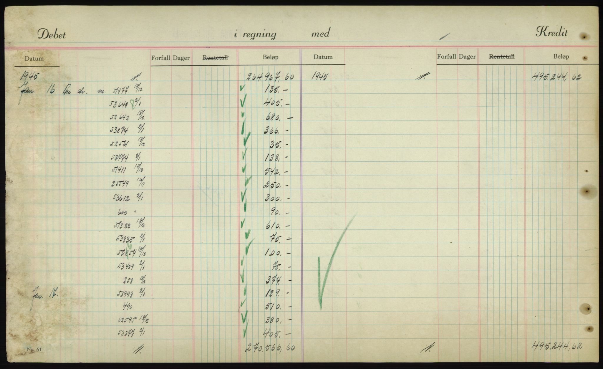 Forsvarsdepartementet, 10. kontor / Oppgjørskontoret, AV/RA-RAFA-1225/D/Db/L0180: Lista oppgjørskontor, 1942-1952, p. 2028