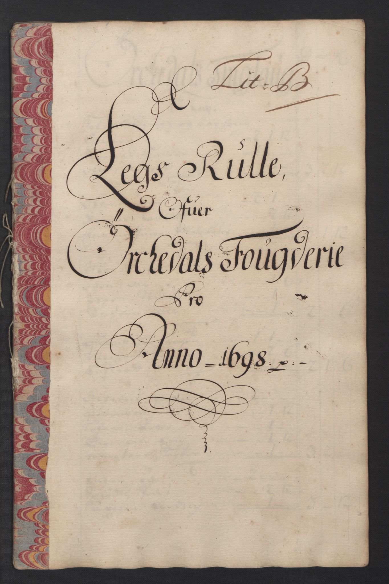 Rentekammeret inntil 1814, Reviderte regnskaper, Fogderegnskap, AV/RA-EA-4092/R60/L3948: Fogderegnskap Orkdal og Gauldal, 1698, p. 110
