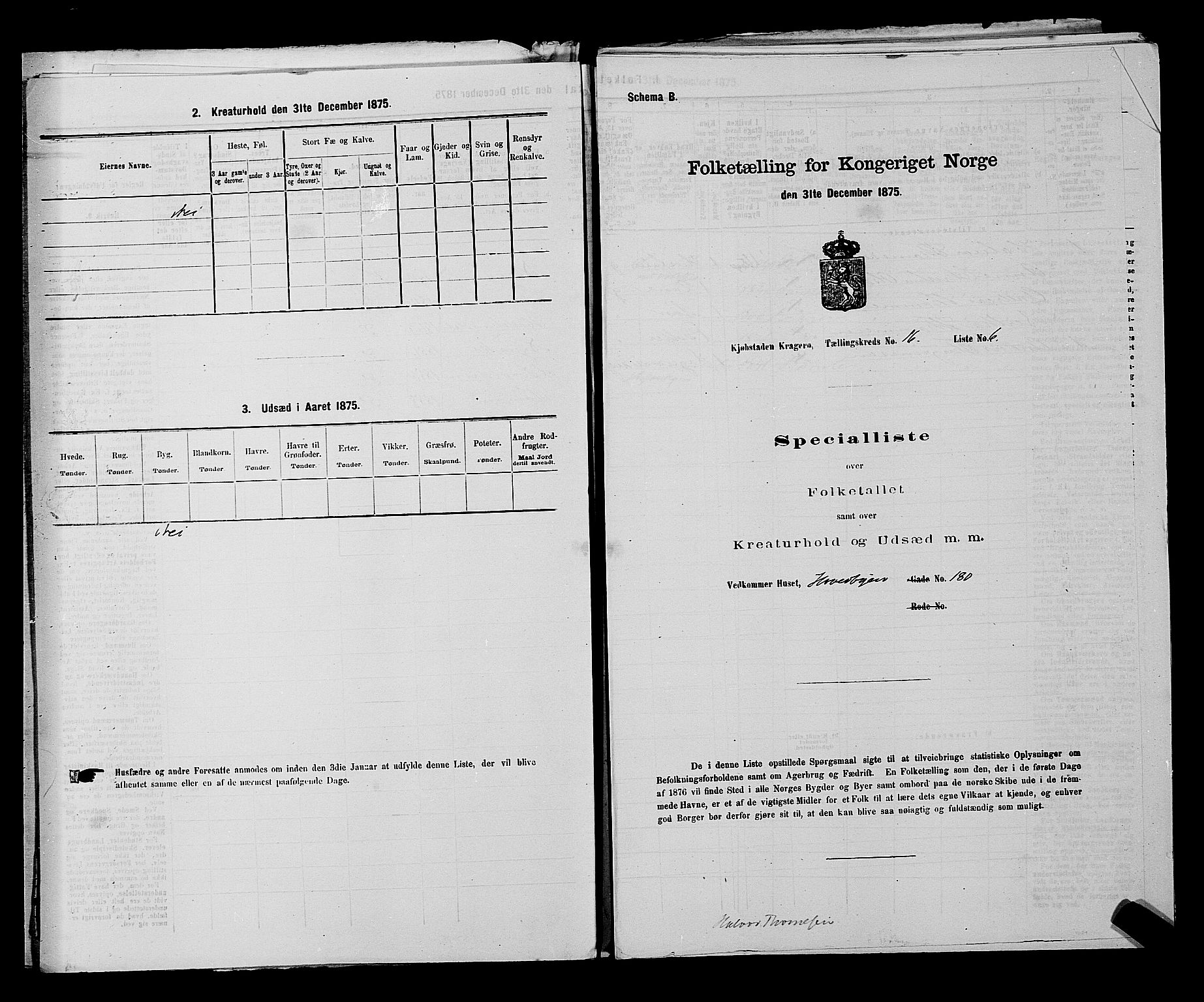 SAKO, 1875 census for 0801P Kragerø, 1875, p. 348