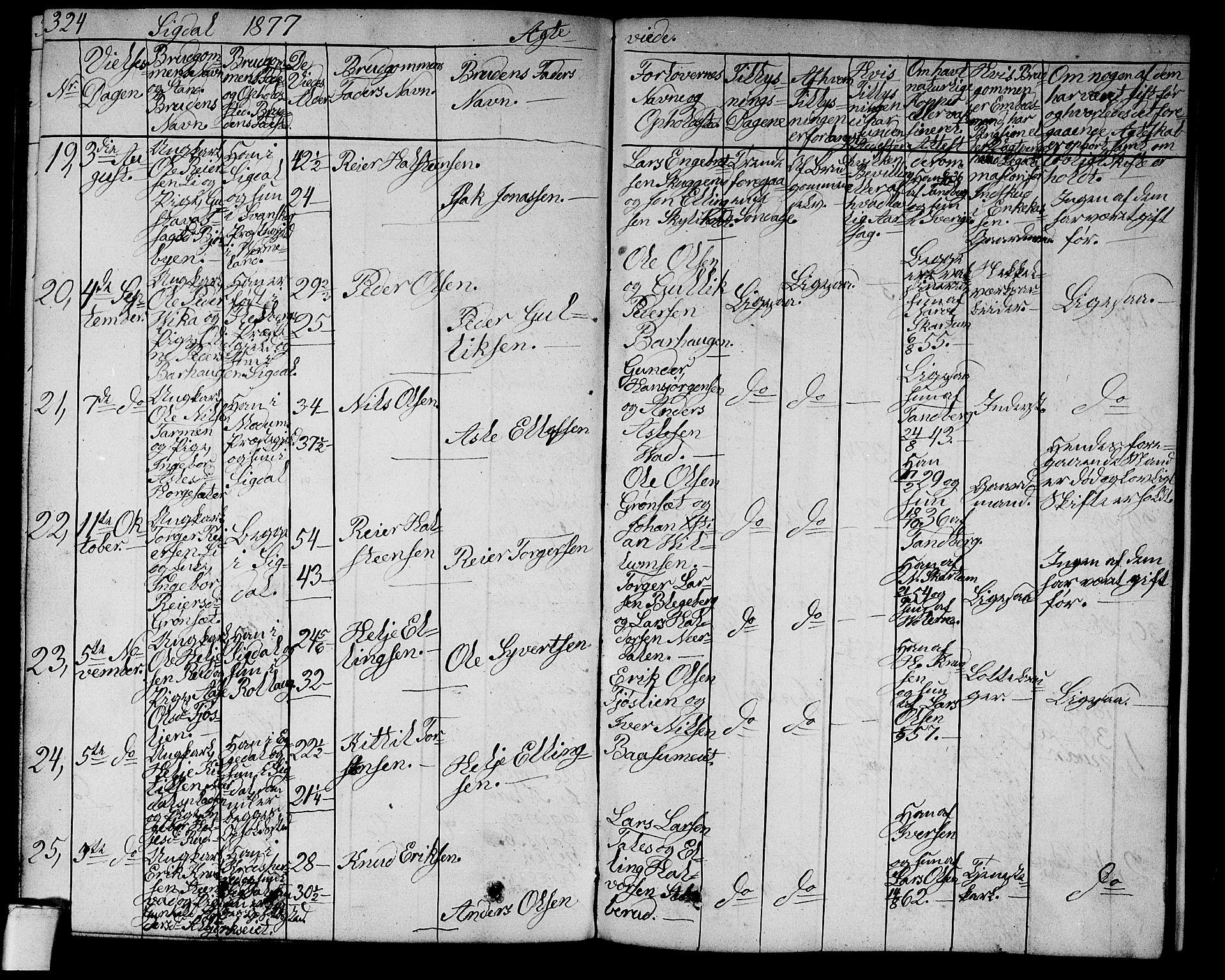 Sigdal kirkebøker, AV/SAKO-A-245/G/Ga/L0003: Parish register (copy) no. I 3, 1857-1878, p. 324