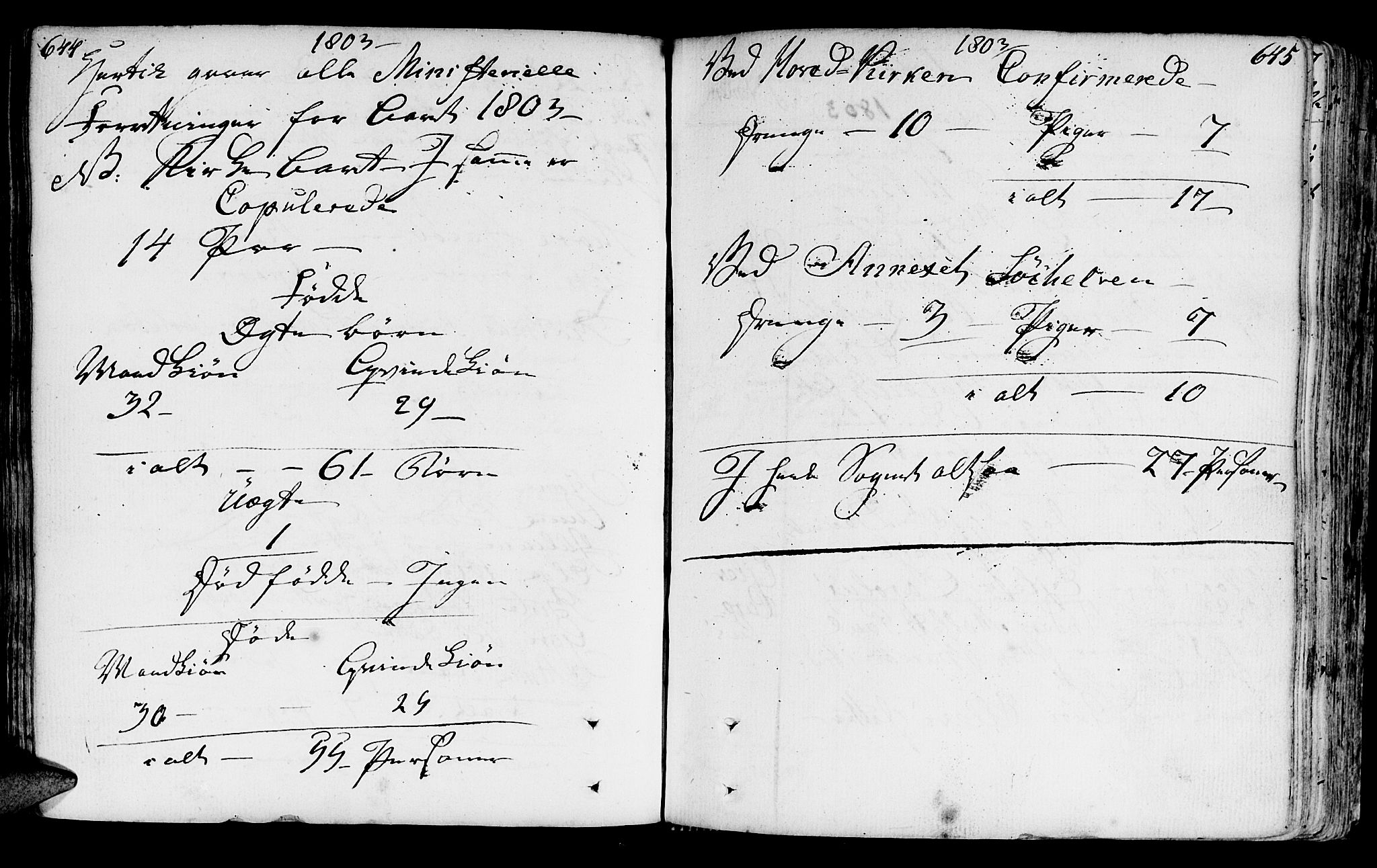 Ministerialprotokoller, klokkerbøker og fødselsregistre - Møre og Romsdal, AV/SAT-A-1454/522/L0308: Parish register (official) no. 522A03, 1773-1809, p. 644-645