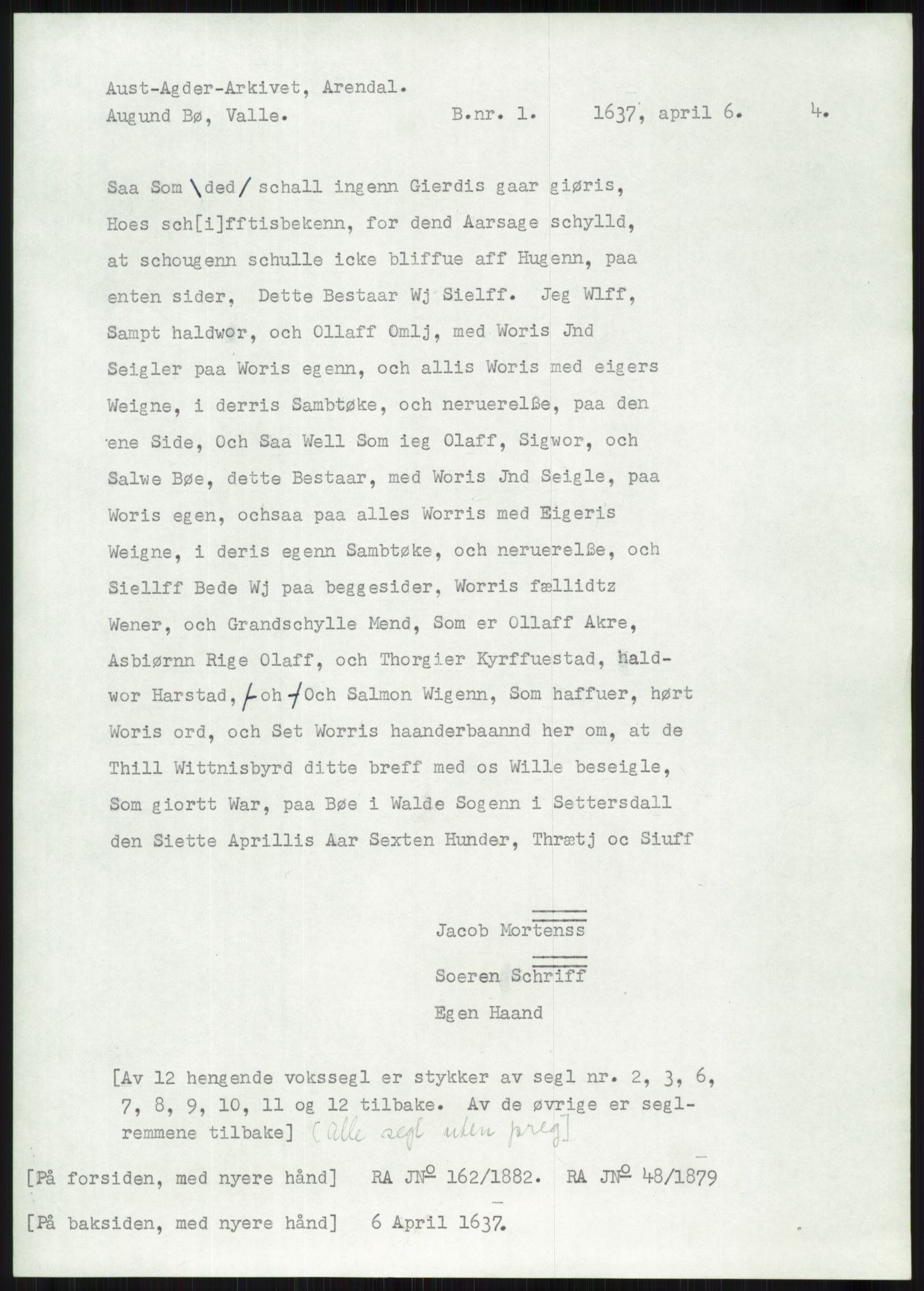 Samlinger til kildeutgivelse, Diplomavskriftsamlingen, AV/RA-EA-4053/H/Ha, p. 1264