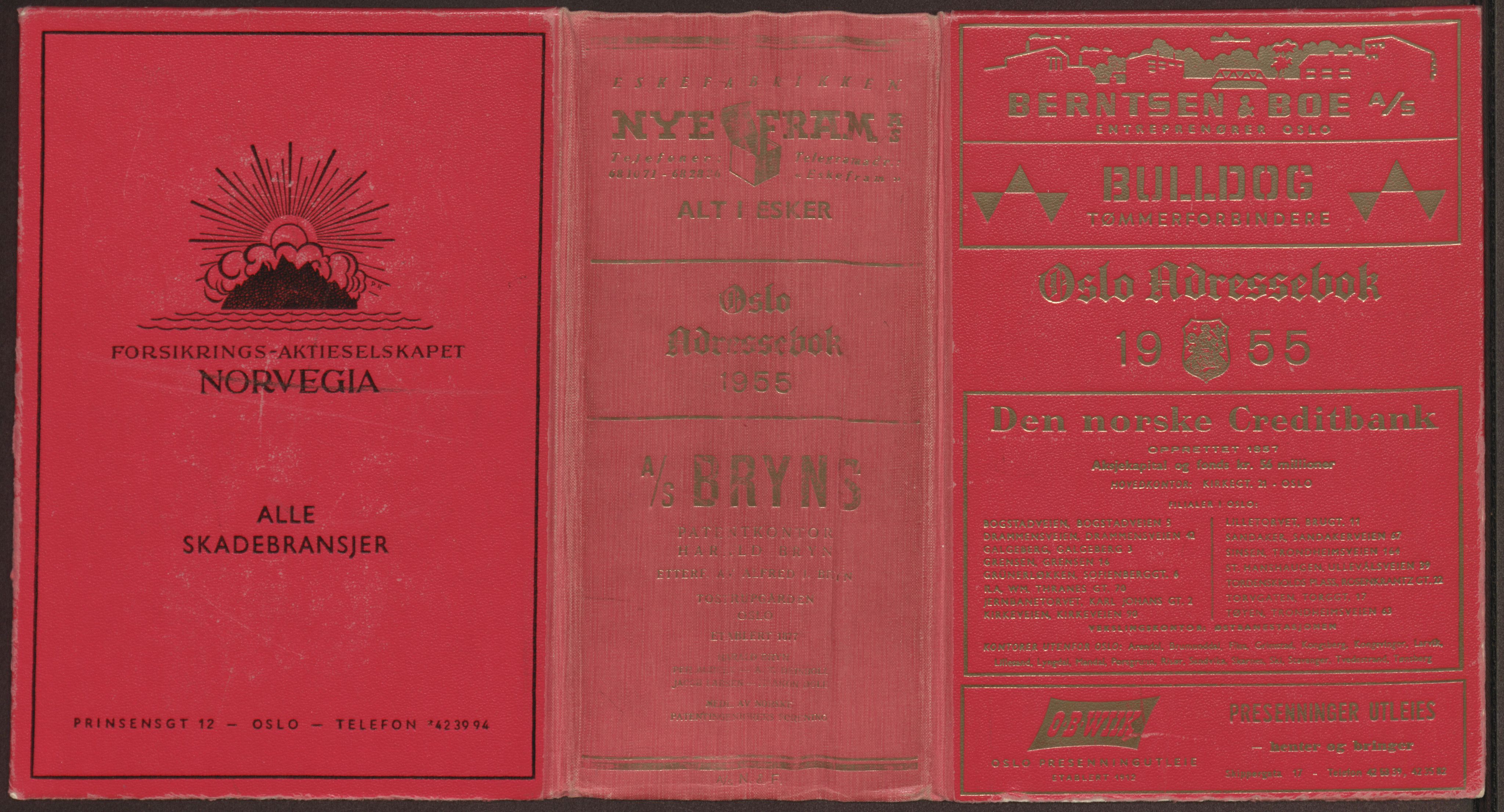 Kristiania/Oslo adressebok, PUBL/-, 1955