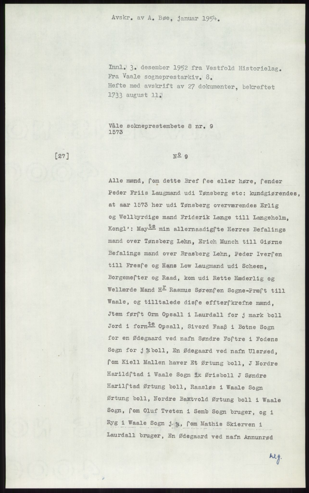 Samlinger til kildeutgivelse, Diplomavskriftsamlingen, AV/RA-EA-4053/H/Ha, p. 1151