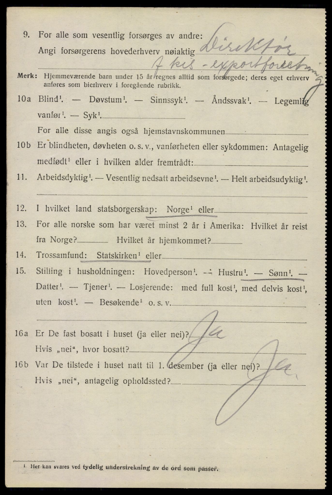 SAO, 1920 census for Bærum, 1920, p. 21405