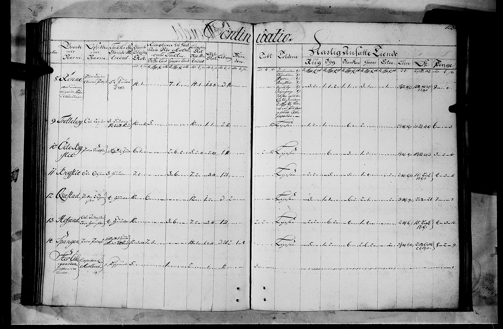 Rentekammeret inntil 1814, Realistisk ordnet avdeling, RA/EA-4070/N/Nb/Nbf/L0103b: Hedmark matrikkelprotokoll, 1723, p. 122b-123a