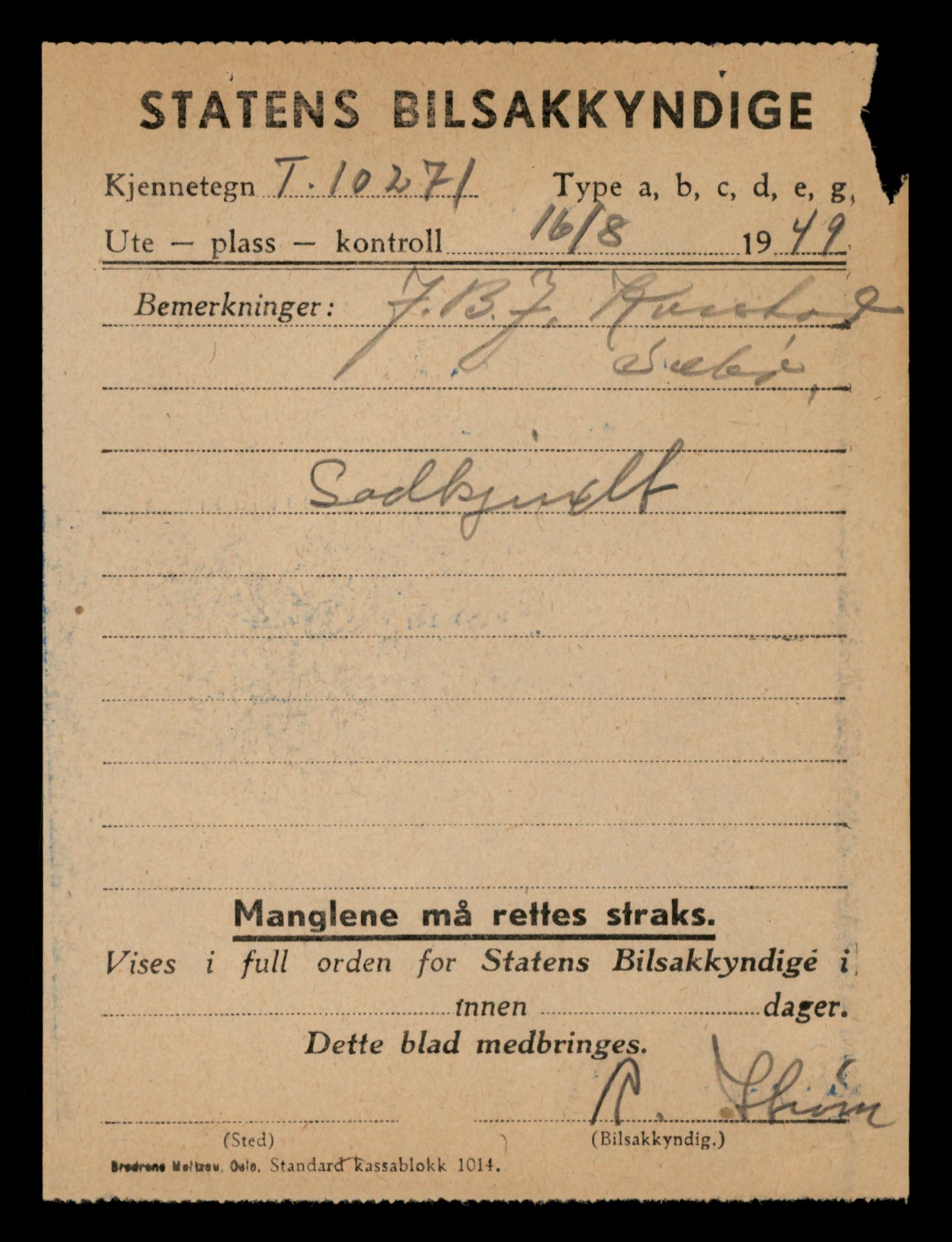Møre og Romsdal vegkontor - Ålesund trafikkstasjon, AV/SAT-A-4099/F/Fe/L0035: Registreringskort for kjøretøy T 12653 - T 12829, 1927-1998, p. 1262