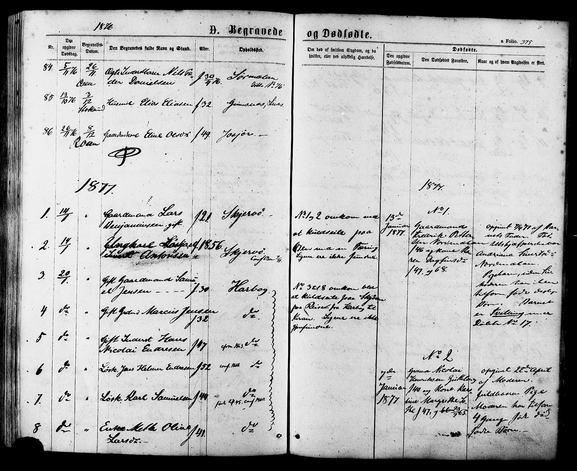 Ministerialprotokoller, klokkerbøker og fødselsregistre - Sør-Trøndelag, SAT/A-1456/657/L0706: Parish register (official) no. 657A07, 1867-1878, p. 375