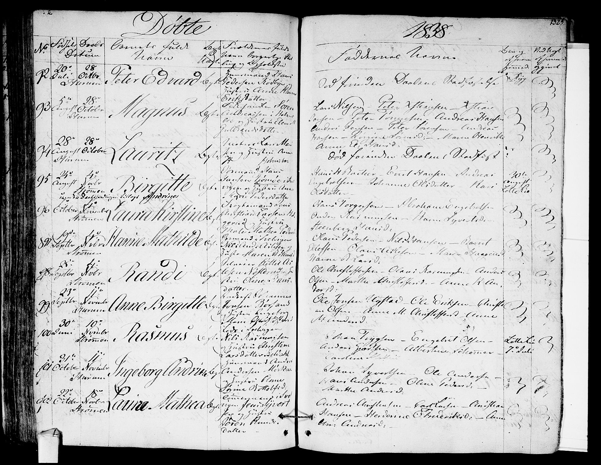 Hurum kirkebøker, SAKO/A-229/F/Fa/L0010: Parish register (official) no. 10, 1827-1846, p. 132