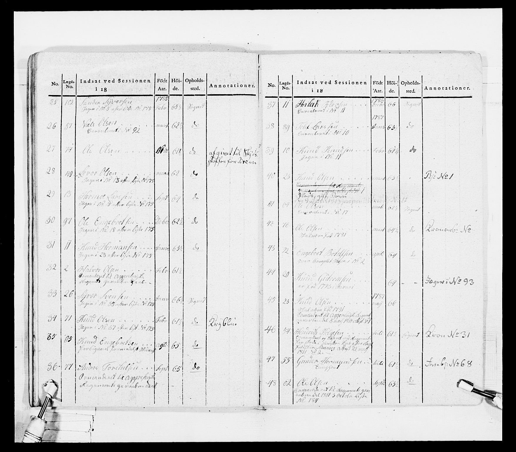 Generalitets- og kommissariatskollegiet, Det kongelige norske kommissariatskollegium, AV/RA-EA-5420/E/Eh/L0036a: Nordafjelske gevorbne infanteriregiment, 1813, p. 499