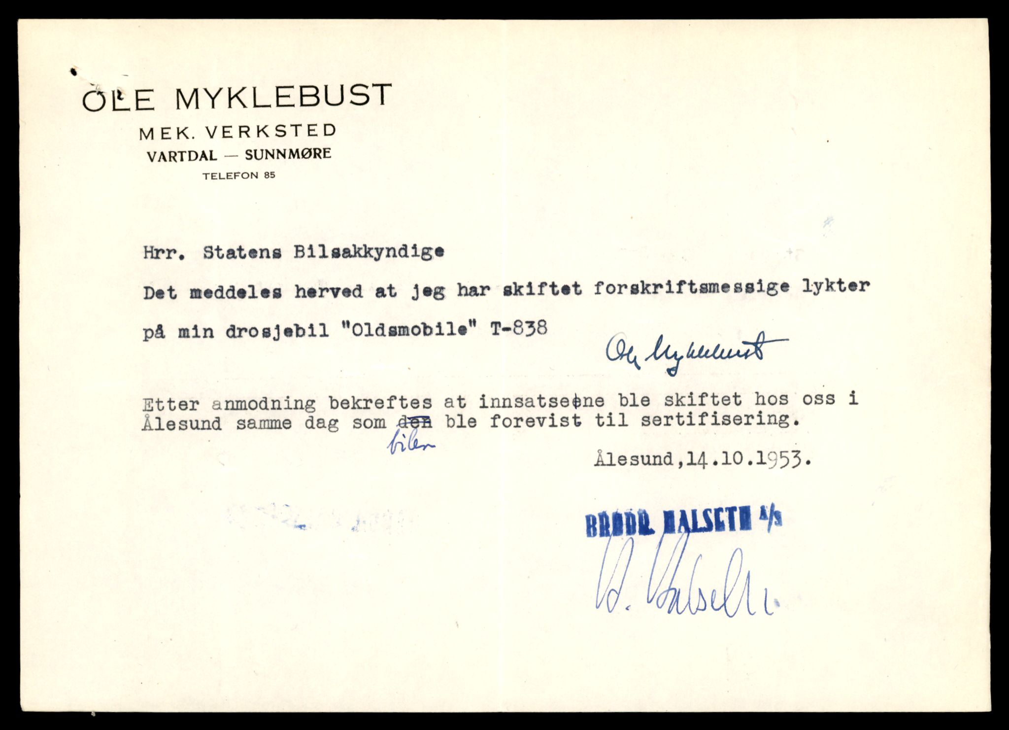 Møre og Romsdal vegkontor - Ålesund trafikkstasjon, AV/SAT-A-4099/F/Fe/L0045: Registreringskort for kjøretøy T 14320 - T 14444, 1927-1998, p. 2641
