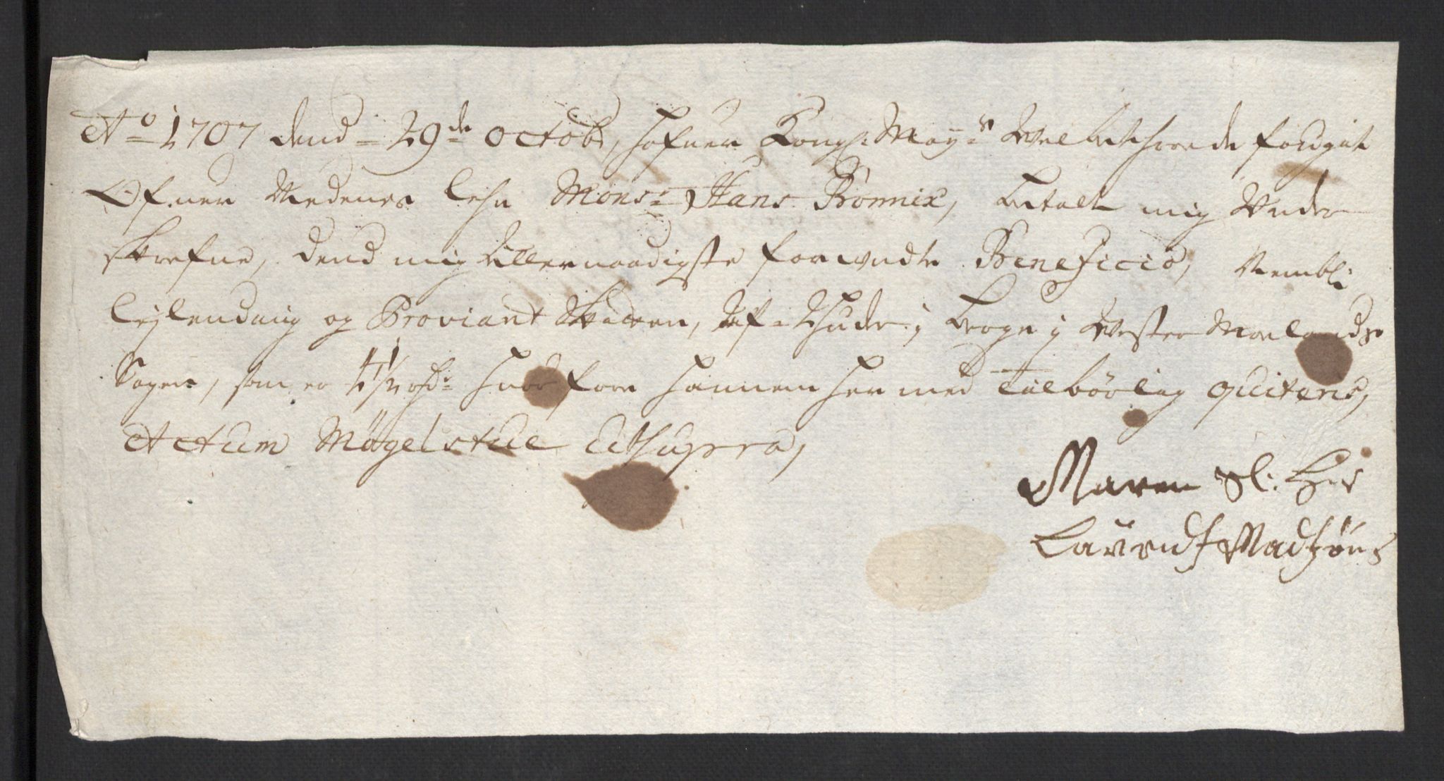 Rentekammeret inntil 1814, Reviderte regnskaper, Fogderegnskap, AV/RA-EA-4092/R39/L2318: Fogderegnskap Nedenes, 1706-1709, p. 170