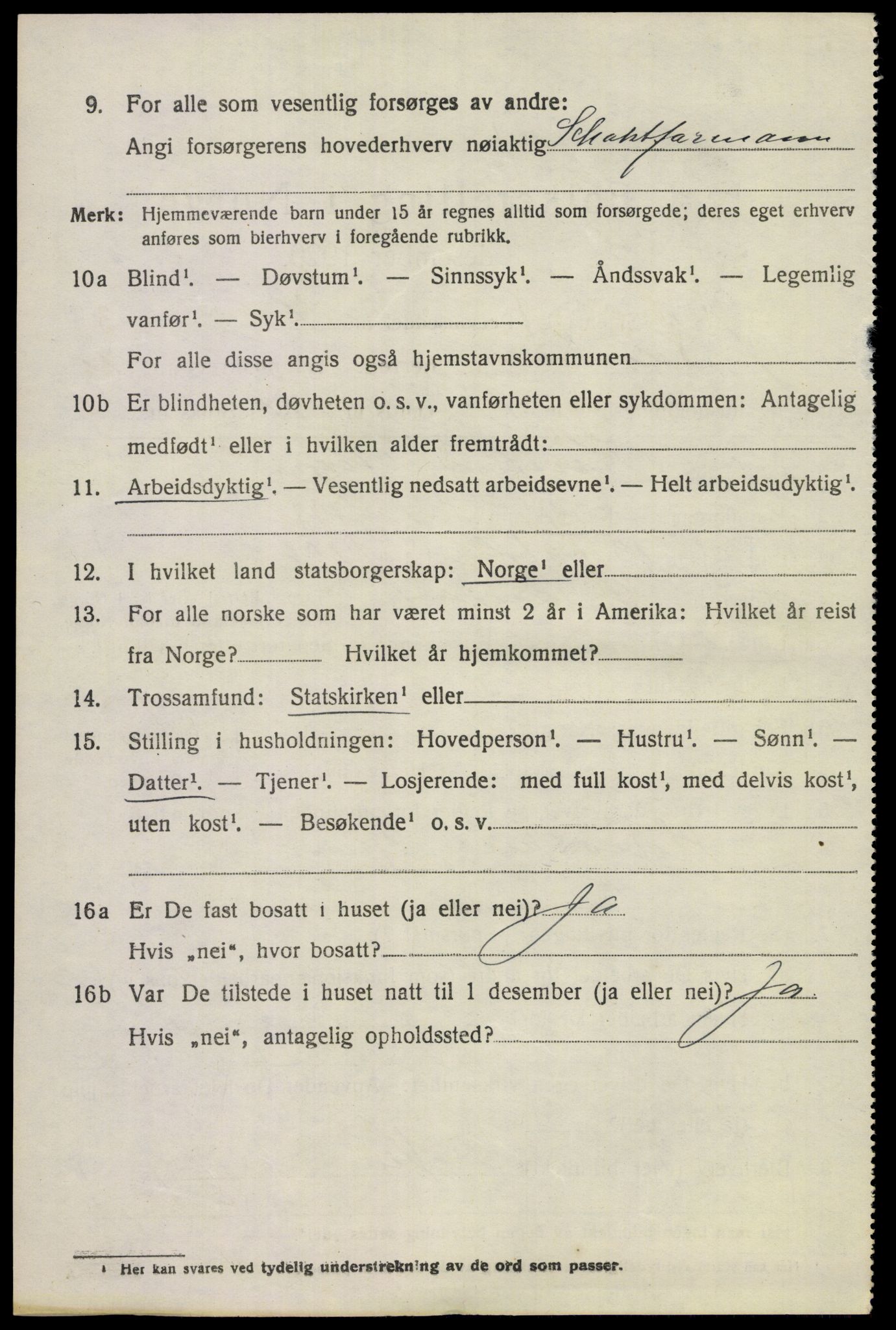 SAKO, 1920 census for Øvre Sandsvær, 1920, p. 5737