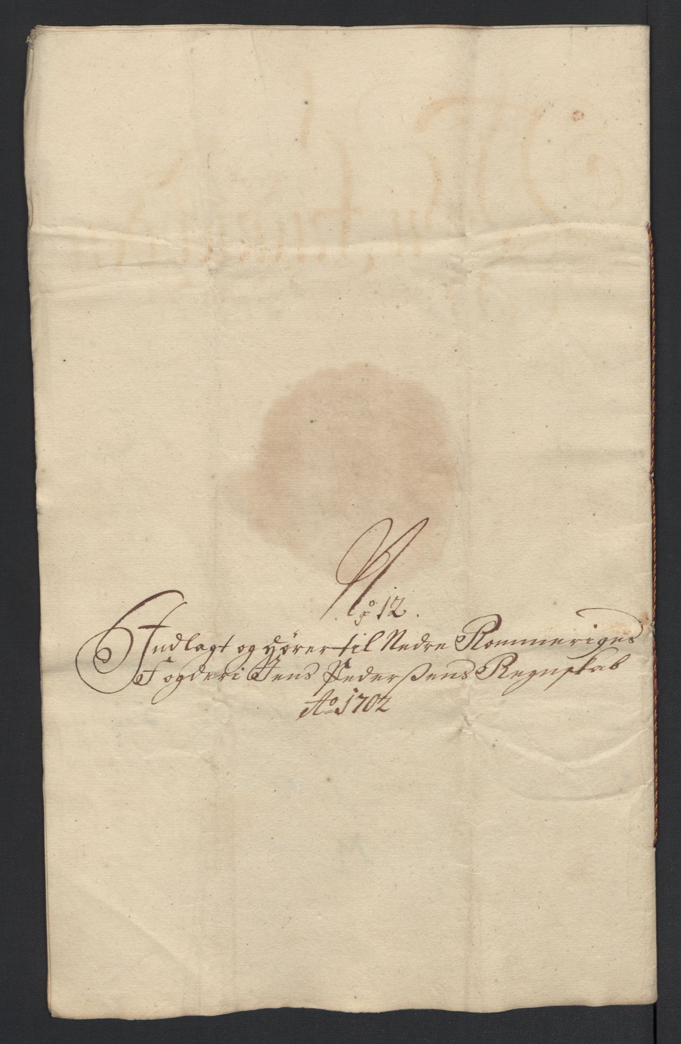 Rentekammeret inntil 1814, Reviderte regnskaper, Fogderegnskap, AV/RA-EA-4092/R11/L0585: Fogderegnskap Nedre Romerike, 1702, p. 243