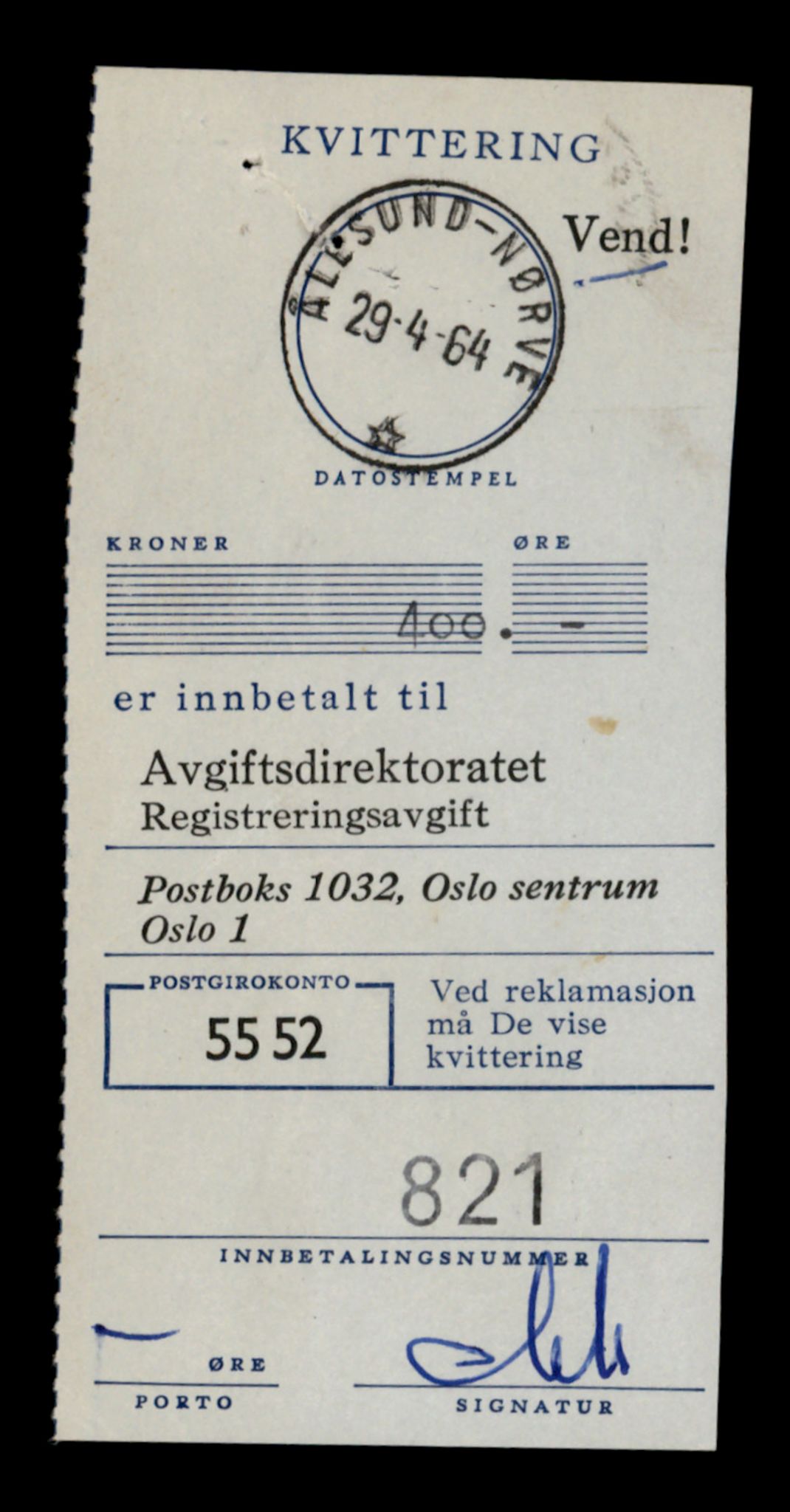 Møre og Romsdal vegkontor - Ålesund trafikkstasjon, SAT/A-4099/F/Fe/L0024: Registreringskort for kjøretøy T 10810 - T 10930, 1927-1998, p. 2353