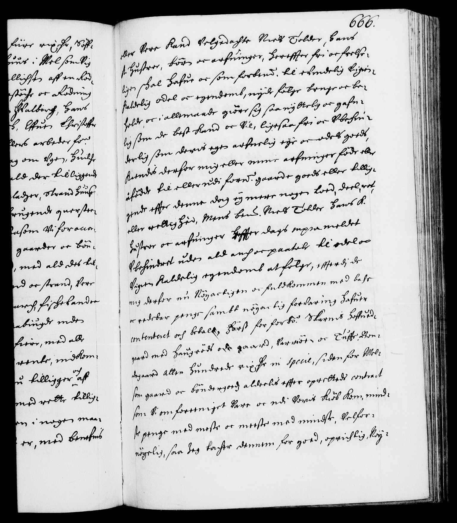 Danske Kanselli 1572-1799, AV/RA-EA-3023/F/Fc/Fca/Fcaa/L0010: Norske registre (mikrofilm), 1660-1670, p. 666a