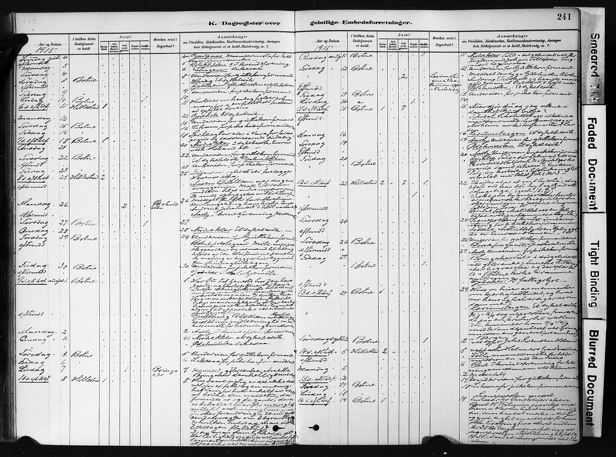 Botne kirkebøker, AV/SAKO-A-340/F/Fb/L0001: Parish register (official) no. II 1, 1878-1902, p. 241