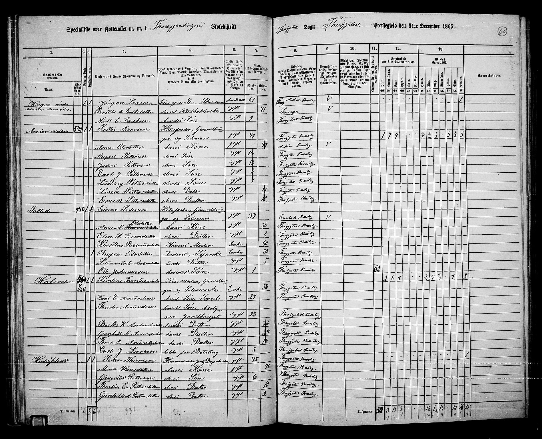 RA, 1865 census for Trøgstad, 1865, p. 54