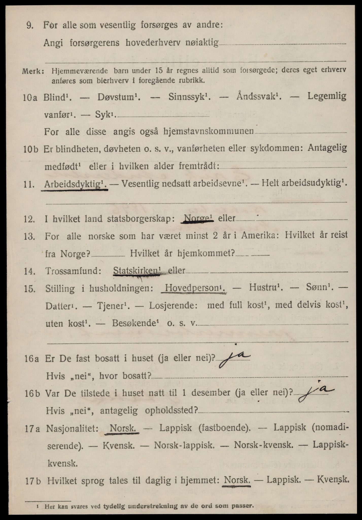 SAT, 1920 census for Rissa, 1920, p. 2324