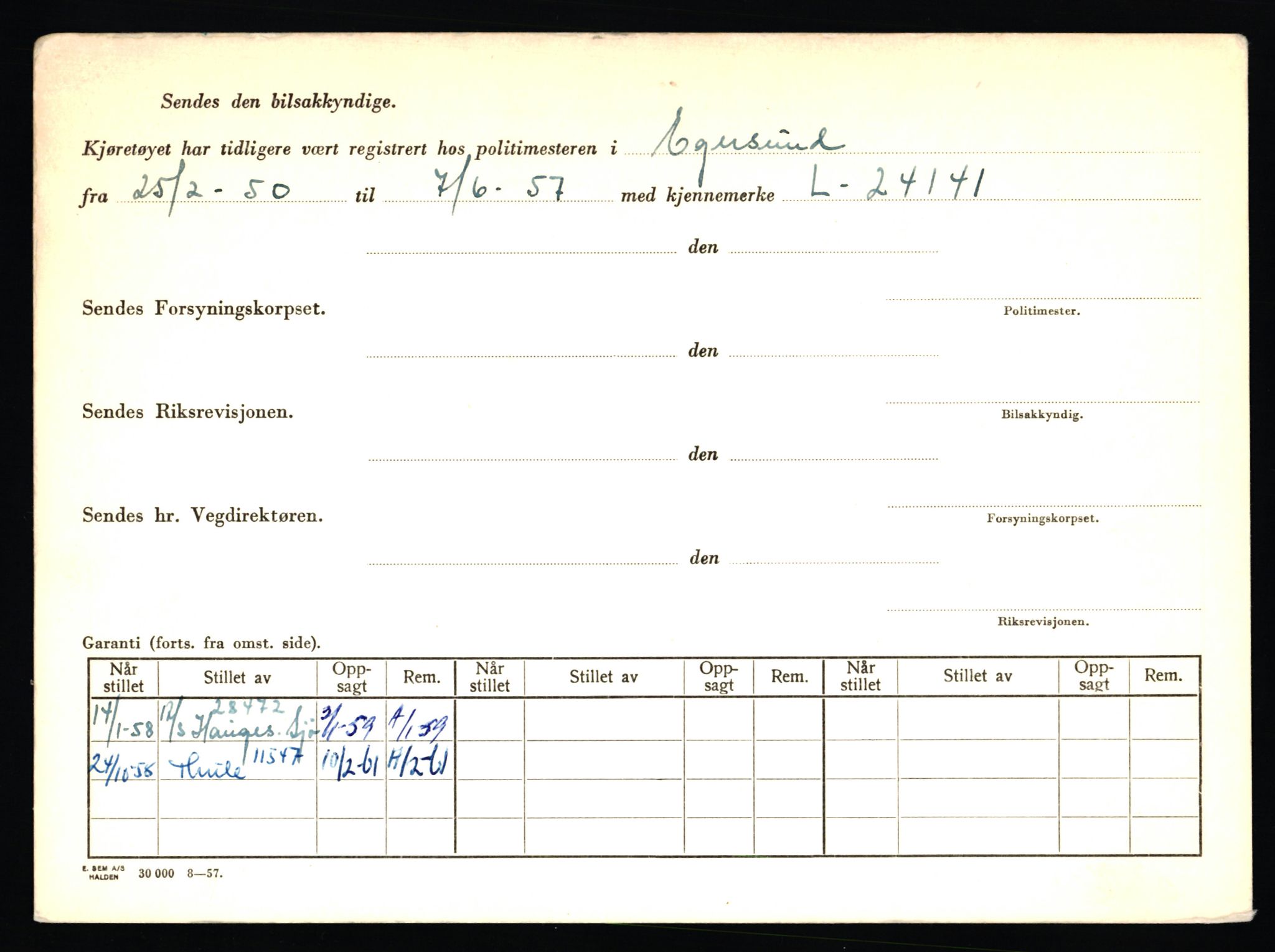 Stavanger trafikkstasjon, AV/SAST-A-101942/0/F/L0065: L-65400 - L-67649, 1930-1971, p. 210