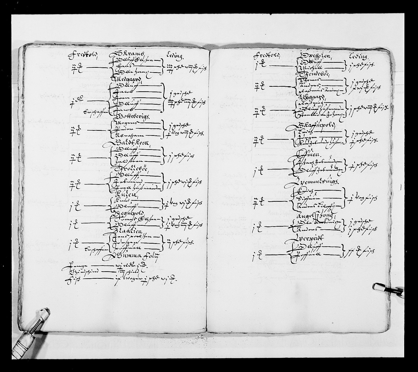 Stattholderembetet 1572-1771, AV/RA-EA-2870/Ek/L0025/0001: Jordebøker 1633-1658: / Jordebøker for Bergenhus len, 1645-1646, p. 225