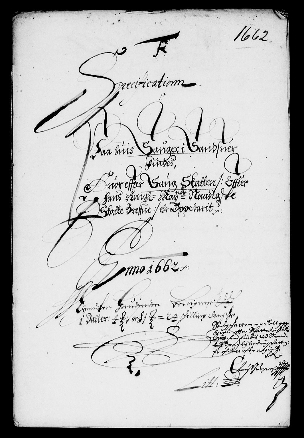 Rentekammeret inntil 1814, Reviderte regnskaper, Lensregnskaper, AV/RA-EA-5023/R/Rb/Rbn/L0006: Numedal og Sandsvær len, 1660-1664