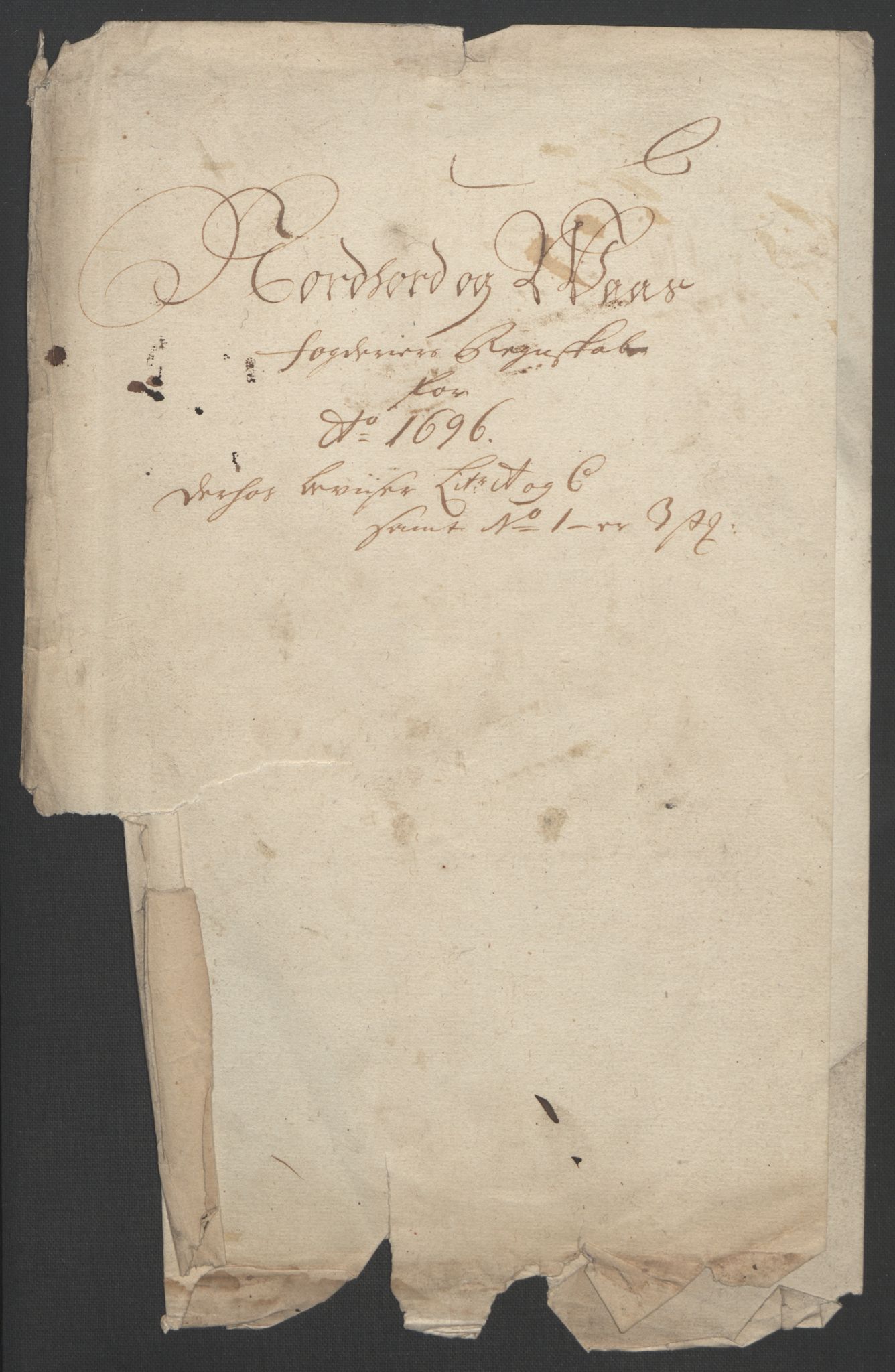 Rentekammeret inntil 1814, Reviderte regnskaper, Fogderegnskap, RA/EA-4092/R51/L3183: Fogderegnskap Nordhordland og Voss, 1695-1697, p. 143
