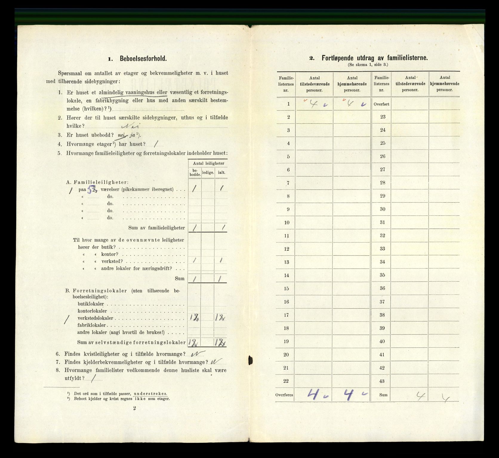 RA, 1910 census for Kopervik, 1910, p. 435