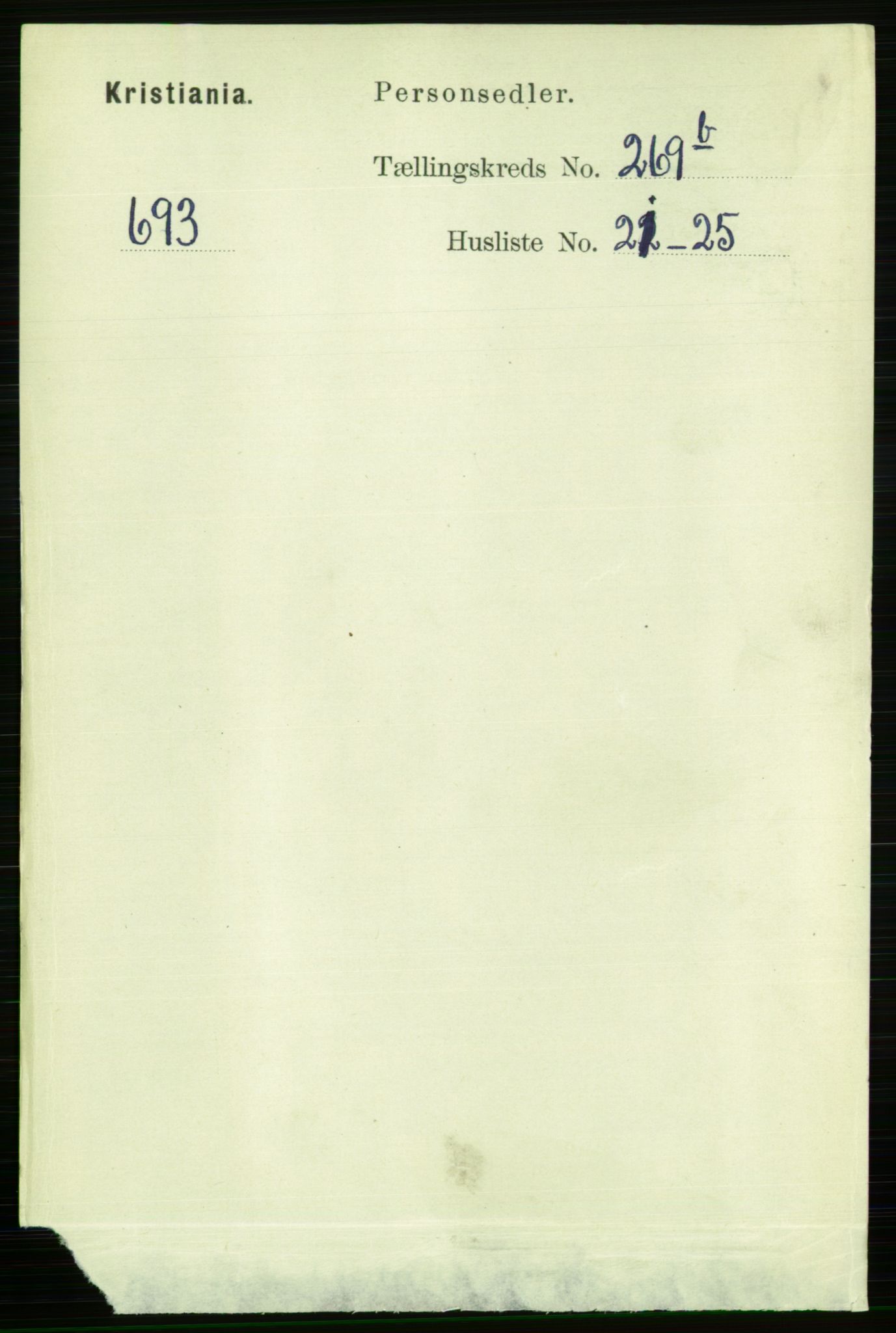 RA, 1891 census for 0301 Kristiania, 1891, p. 107406